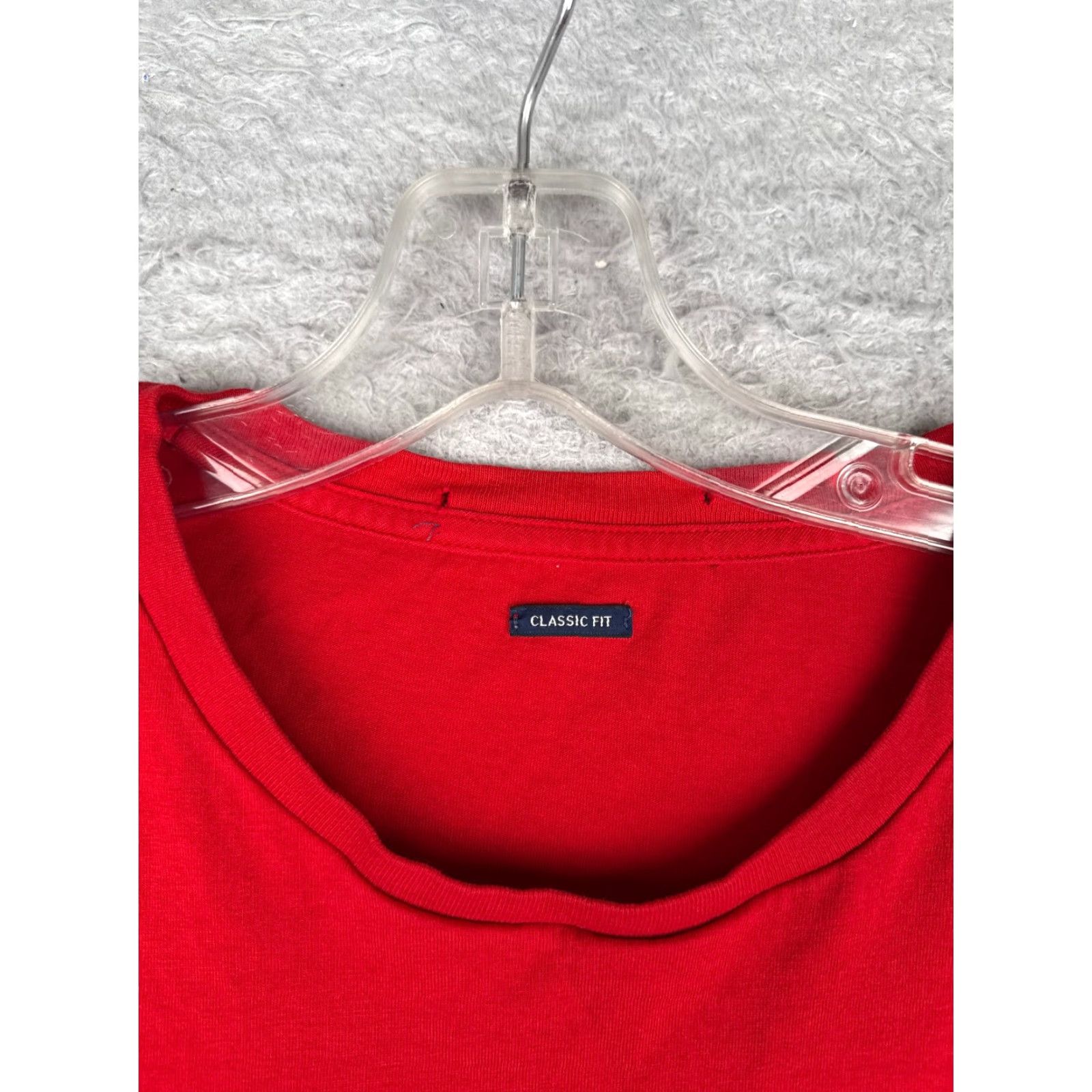 Vintage Polo Sport Ralph Lauren Shirt Adult XL Red Cotton Jersey Crew Neck USA Flag Embroidered Logo Size US XL / EU 56 / 4 - 7 Thumbnail