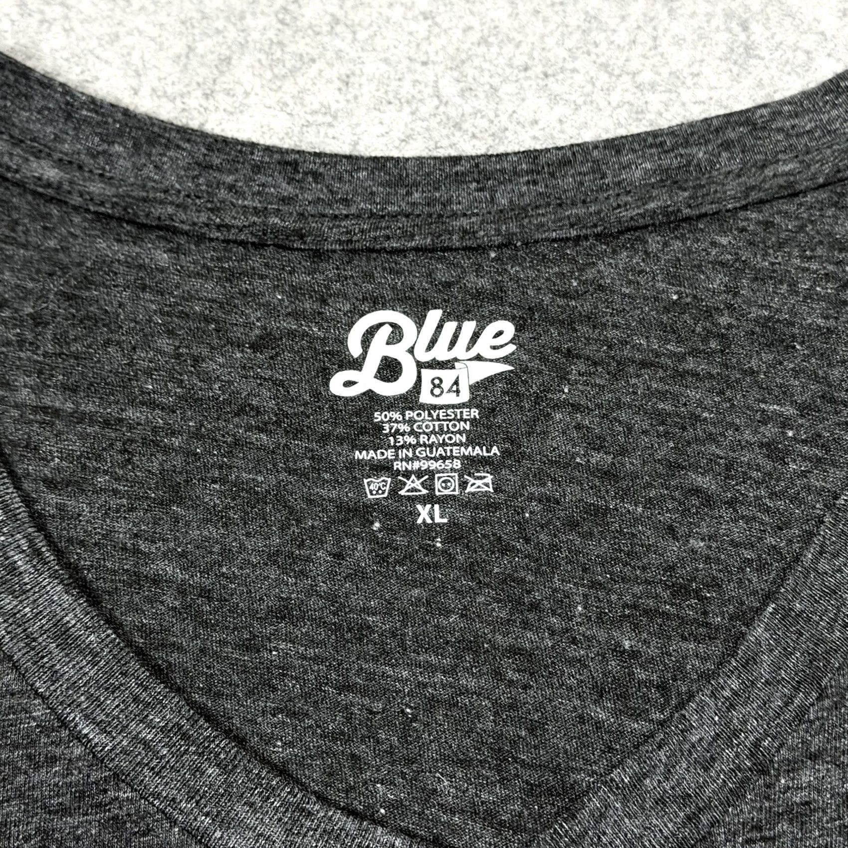 Vintage Blue 84 Bass Lake Graphic Crewneck Short Sleeve T-Shirt Women's XL Dark Gray Size XL / US 12-14 / IT 48-50 - 3 Thumbnail