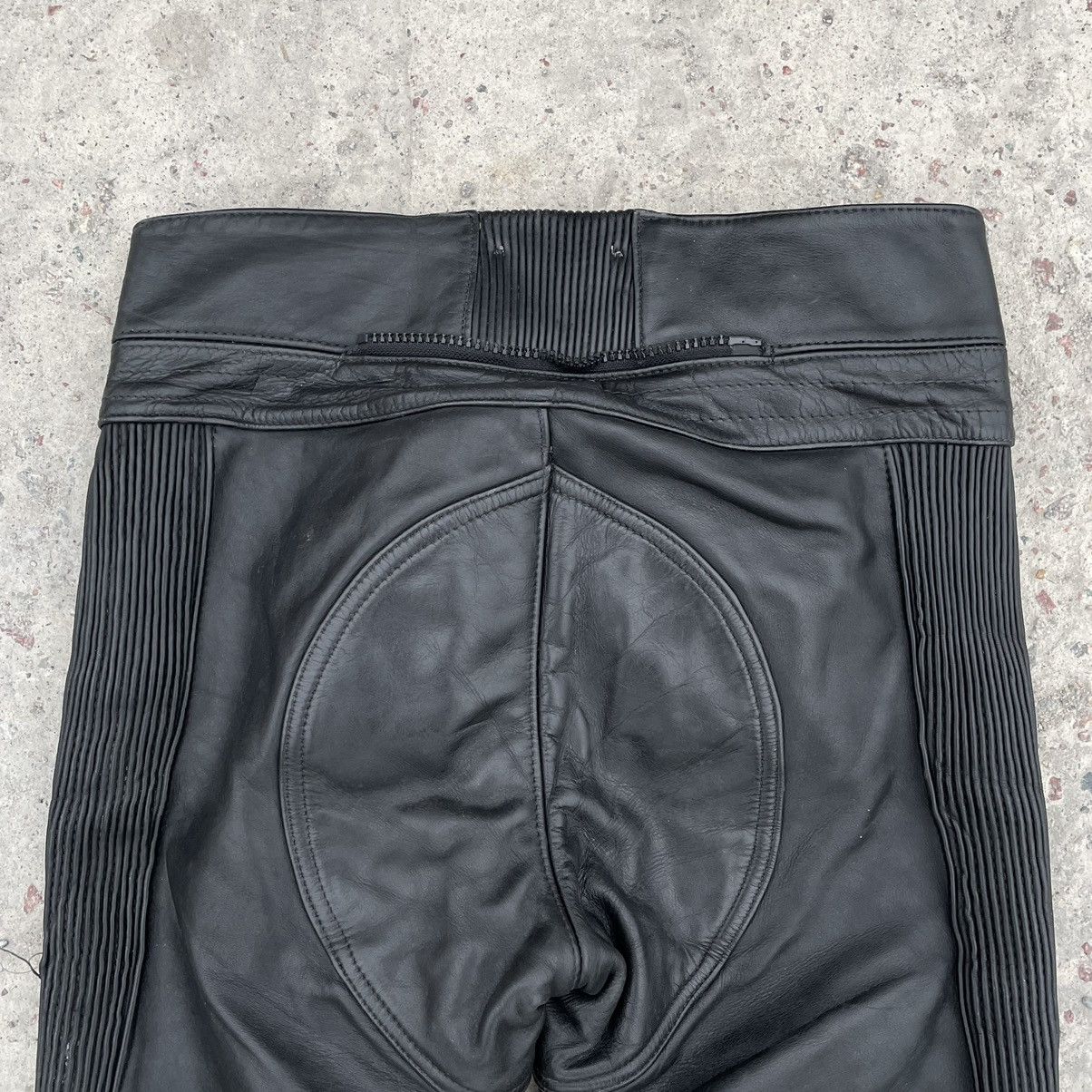 Vintage Moto Pants Real Leather Y2K 90s USA style