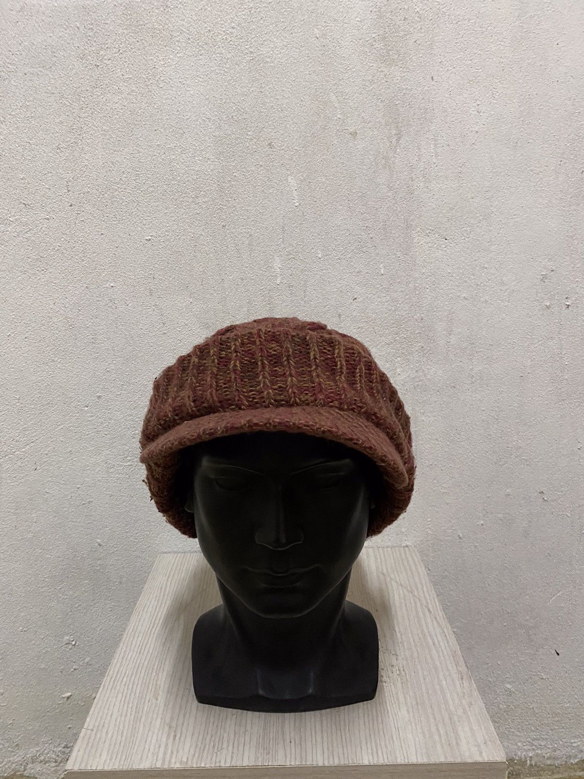 Japanese Brand × Kapital × Vintage Japanese Brand Knit Visor Beanie Hat Size ONE SIZE - 2 Thumbnail
