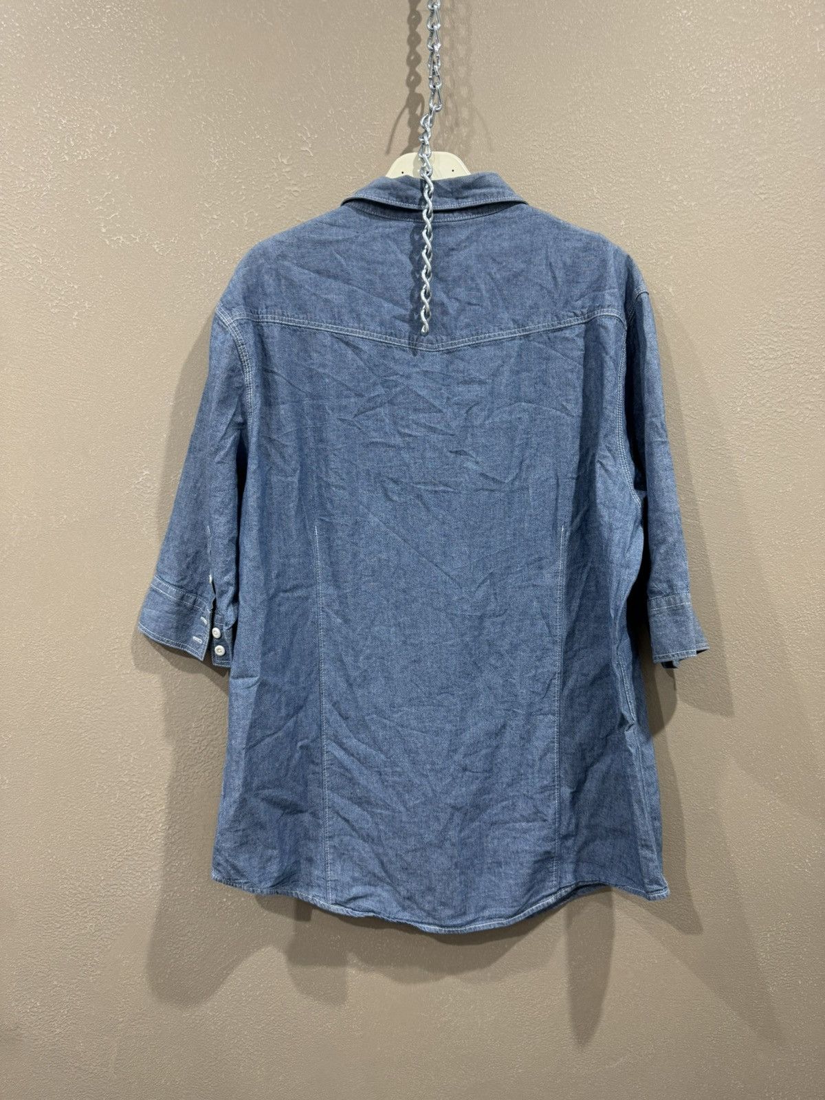 Allsaints Allsaints distressed denim shirt Size US XL / EU 56 / 4 - 2 Thumbnail