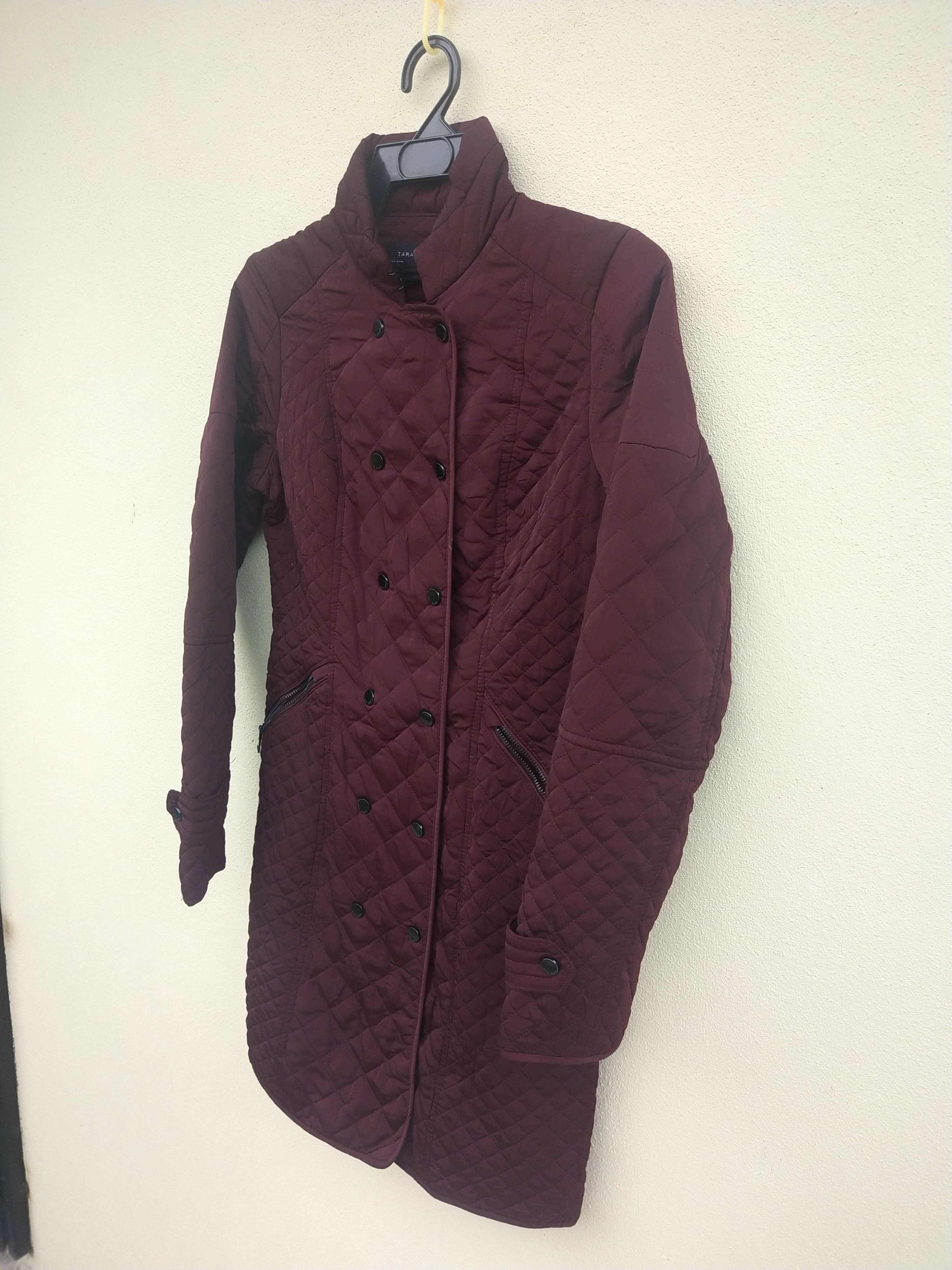 Zara 🔥 Zara Long Quilted Button Jacket Size S / US 4 / IT 40 - 3 Thumbnail