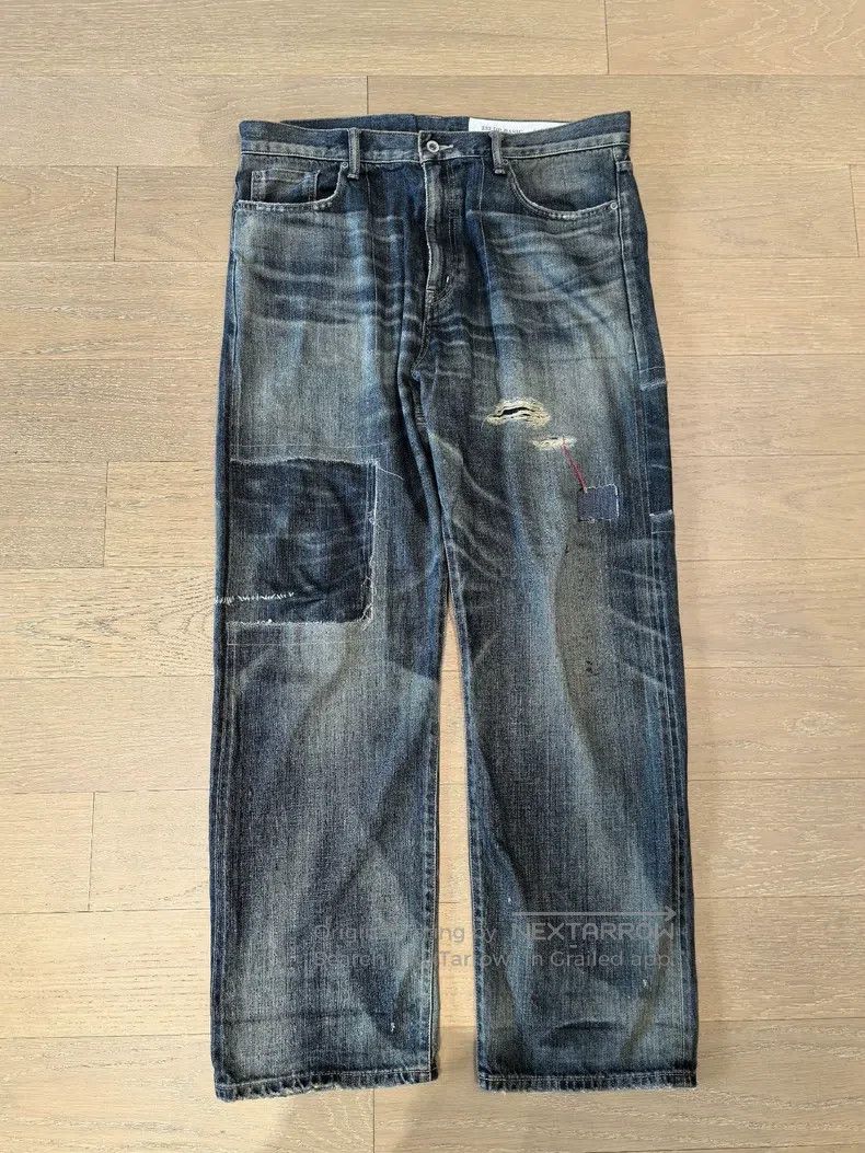 Neighborhood Neighborhood size XL King Bull Destroyed Distressed Denim Size US 27 - 1 Thumbnail