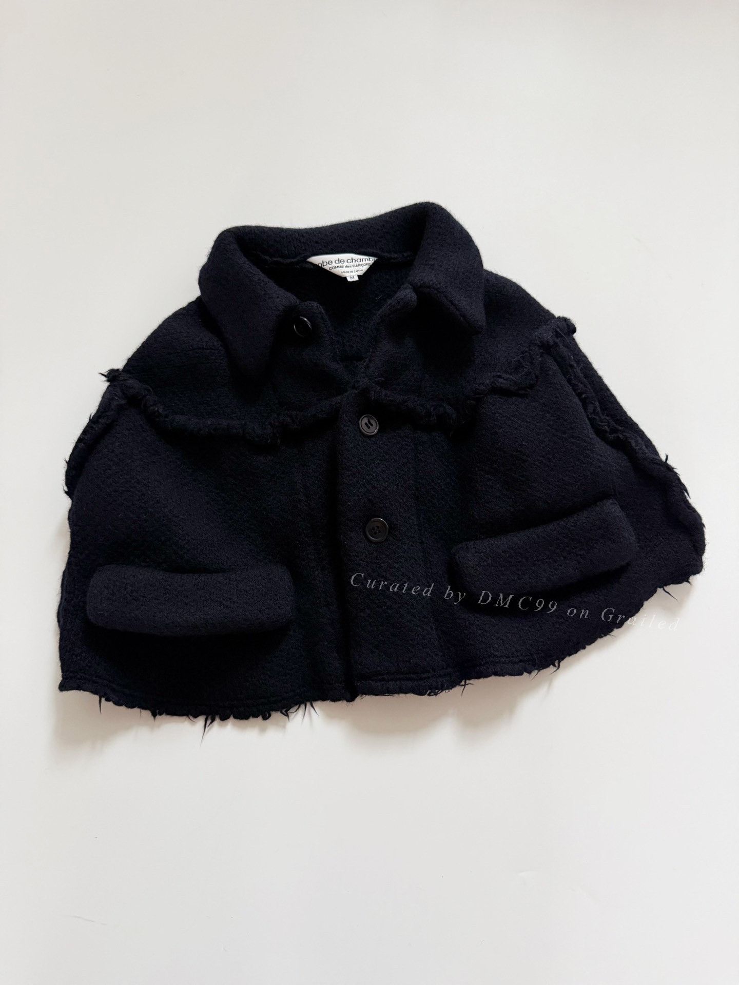 Rei Kawakubo Comme des Garçons 2002 Robe Line Cape Top Size M / US 6-8 / IT 42-44 - 1 Thumbnail