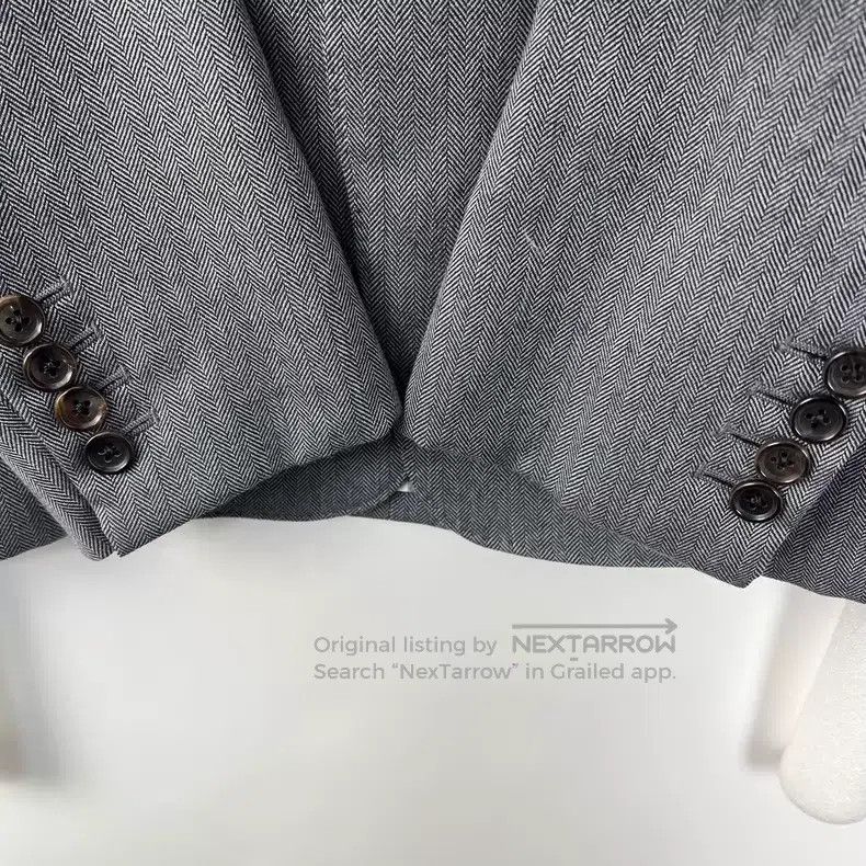 Thom Browne Thom Browne Dark gray striped lining jacket Size US L / EU 52-54 / 3 - 5 Thumbnail