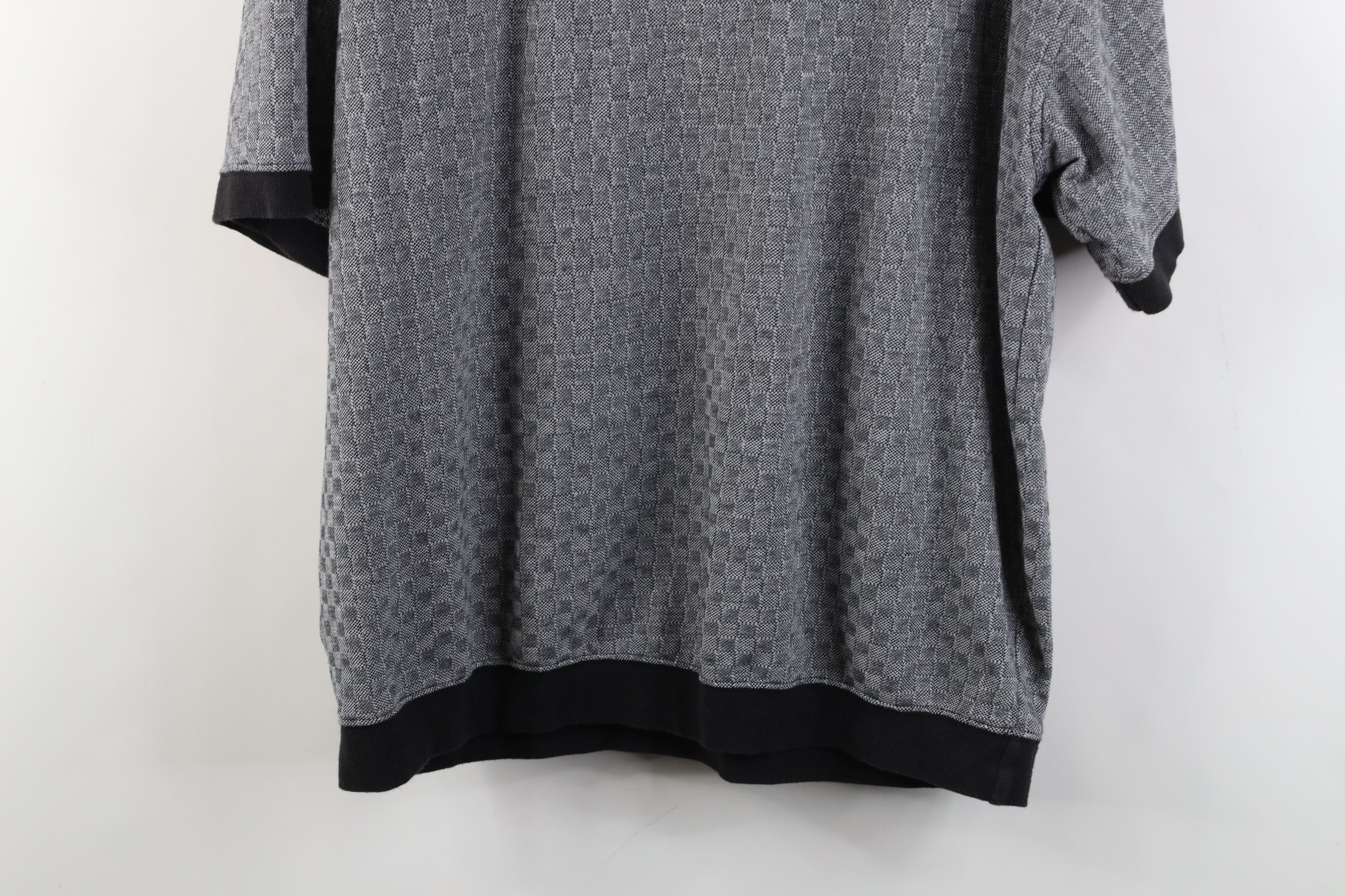 Vintage Vintage 90s Streetwear Checkered Knit Collared Pullover Polo Size US M / EU 48-50 / 2 - 11 Thumbnail
