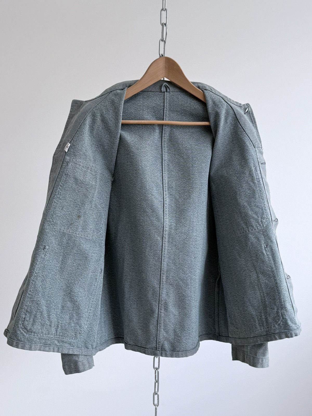 Vetra Vintage 80s Swiss Distressed Chore Work Jacket Size US L / EU 52-54 / 3 - 9 Thumbnail