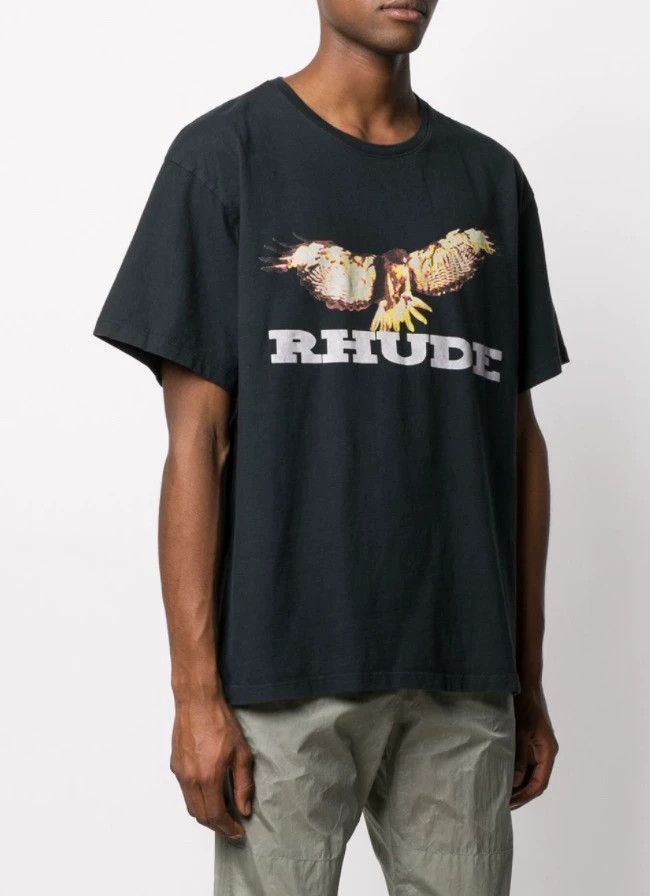 Rhude RHUDE Men's Washed Short-Sleeve T-Shirt Size US L / EU 52-54 / 3 - 1 Thumbnail