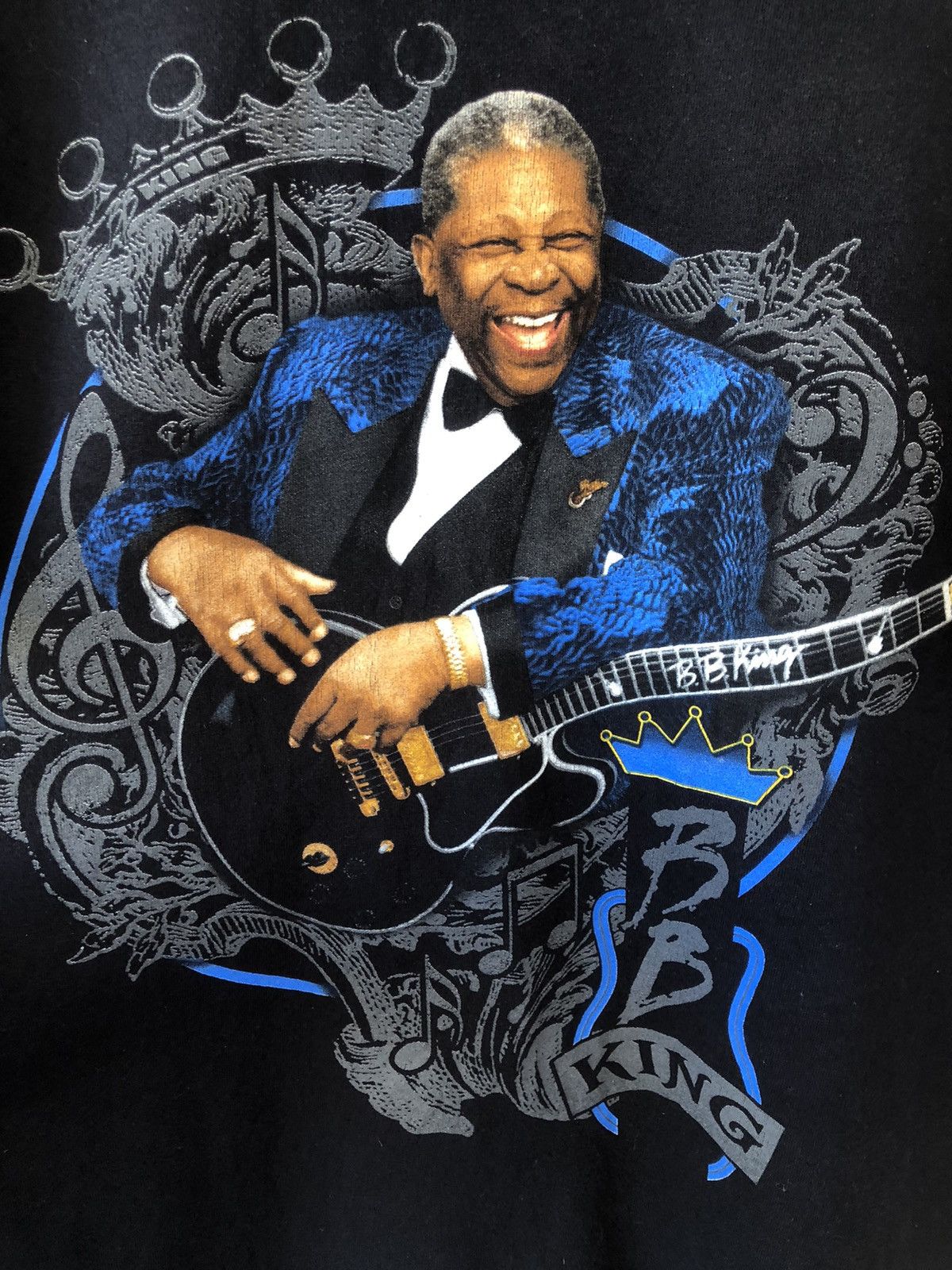 Band Tees × Vintage Vintage B B KING Bluesman Tour Tee Size US L / EU 52-54 / 3 - 3 Thumbnail