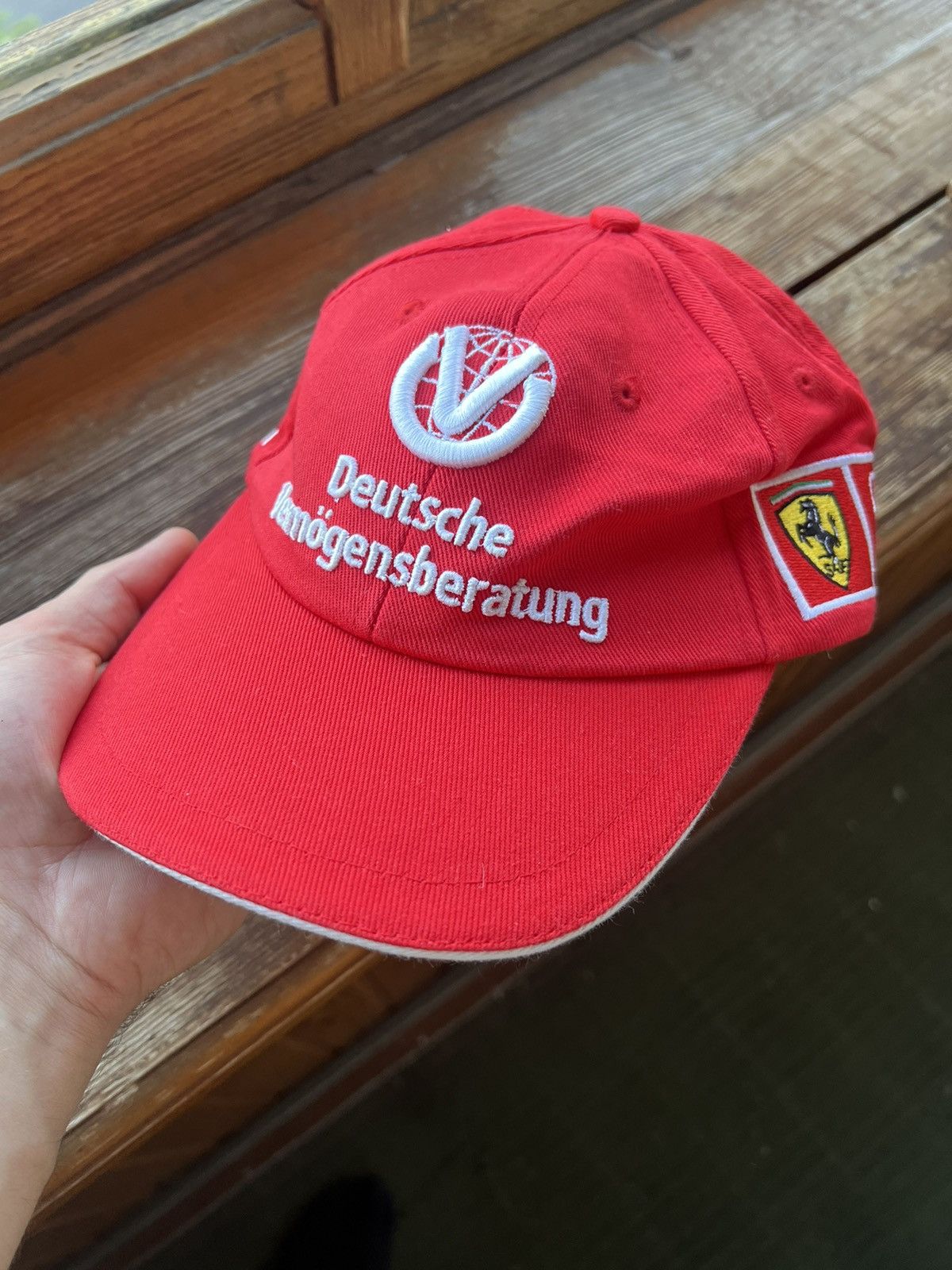 Ferrari Vintage F-1 Ferrari Schumacher Racing Trapper Hat Y2K Size ONE SIZE - 1 Thumbnail