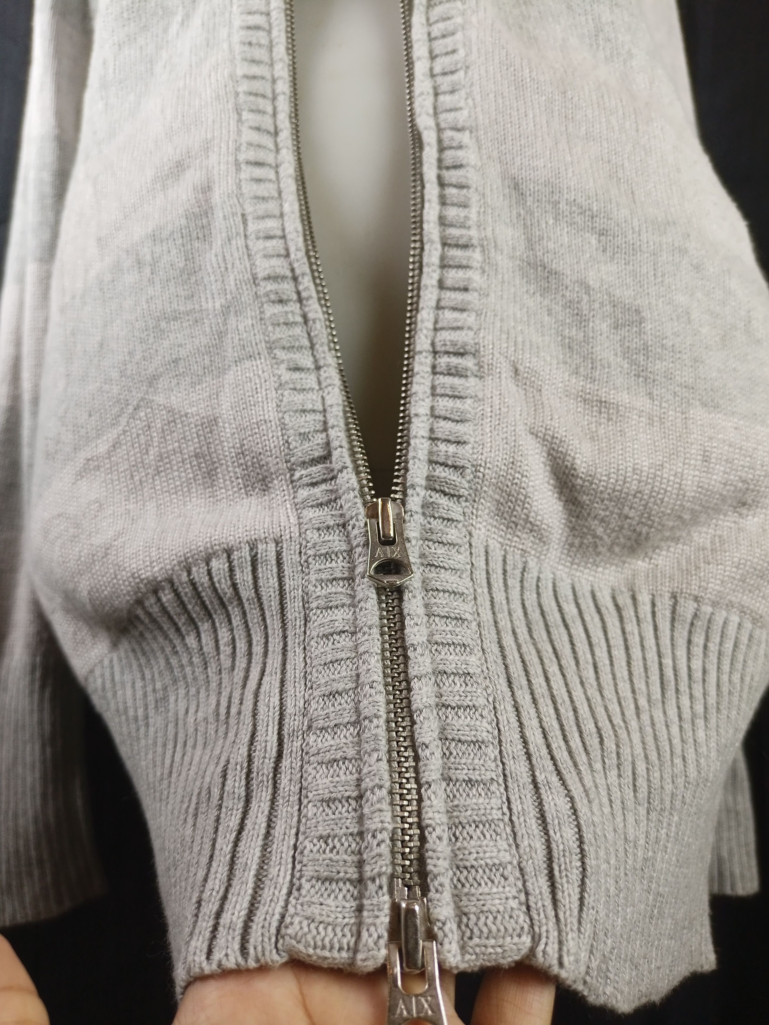 Armani Exchange AX Armani Exchange Knitted Zipper Sweater Size XS / US 0-2 / IT 36-38 - 18 Thumbnail