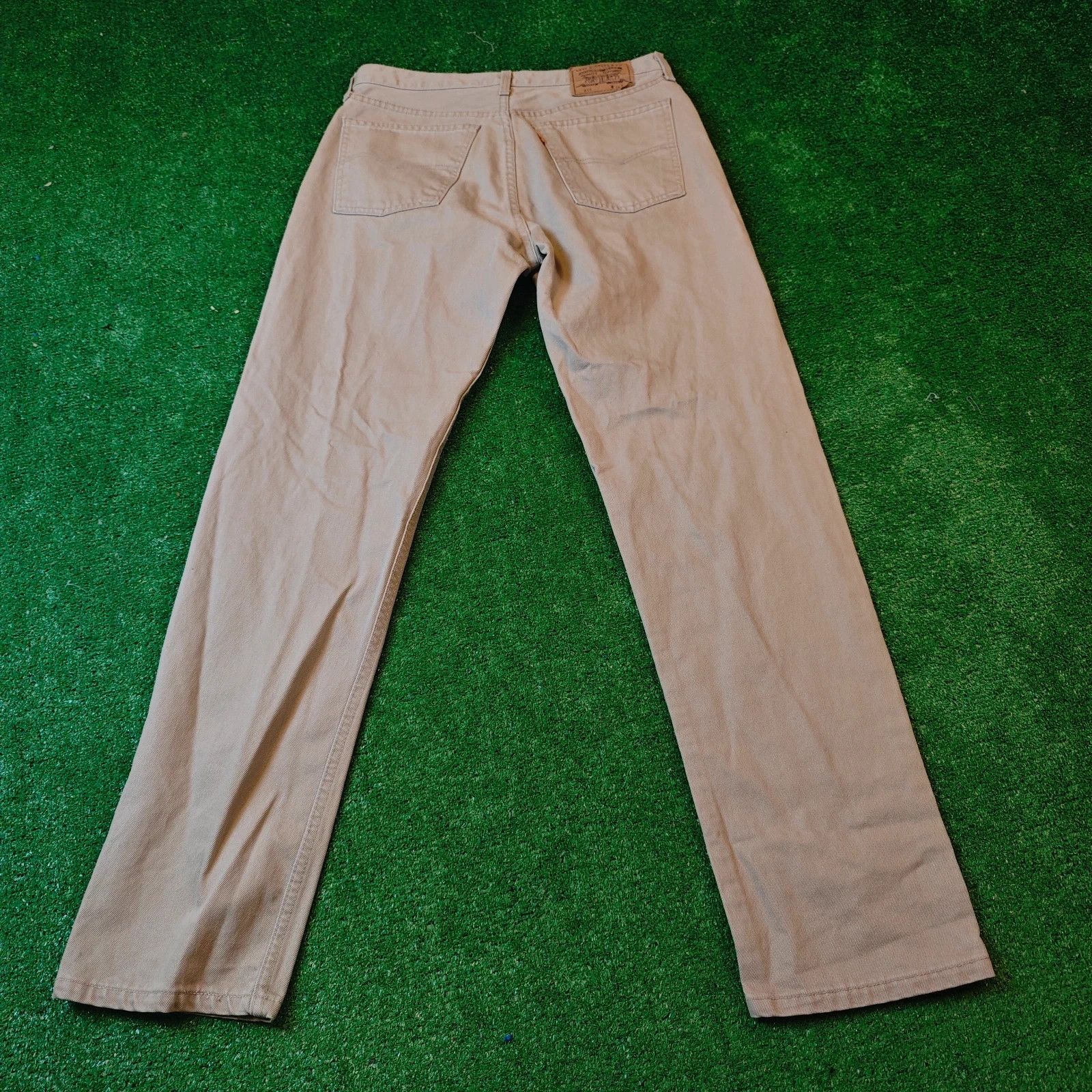 Levi's Vintage Clothing Vinatge Levi's 615 Jeans Mens 34x34 Beige straight 90s Size US 34 / EU 50 - 3 Thumbnail