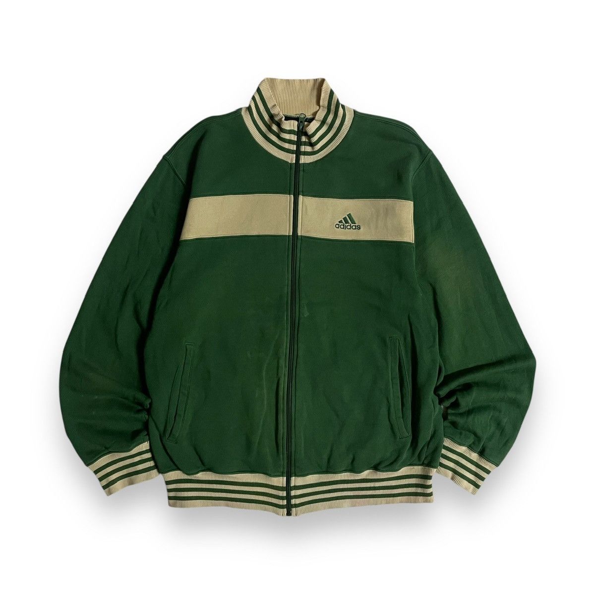 Adidas Vintage Adidas Zipper Retro Vibe Colourway Trademark Size US M / EU 48-50 / 2 - 1 Thumbnail