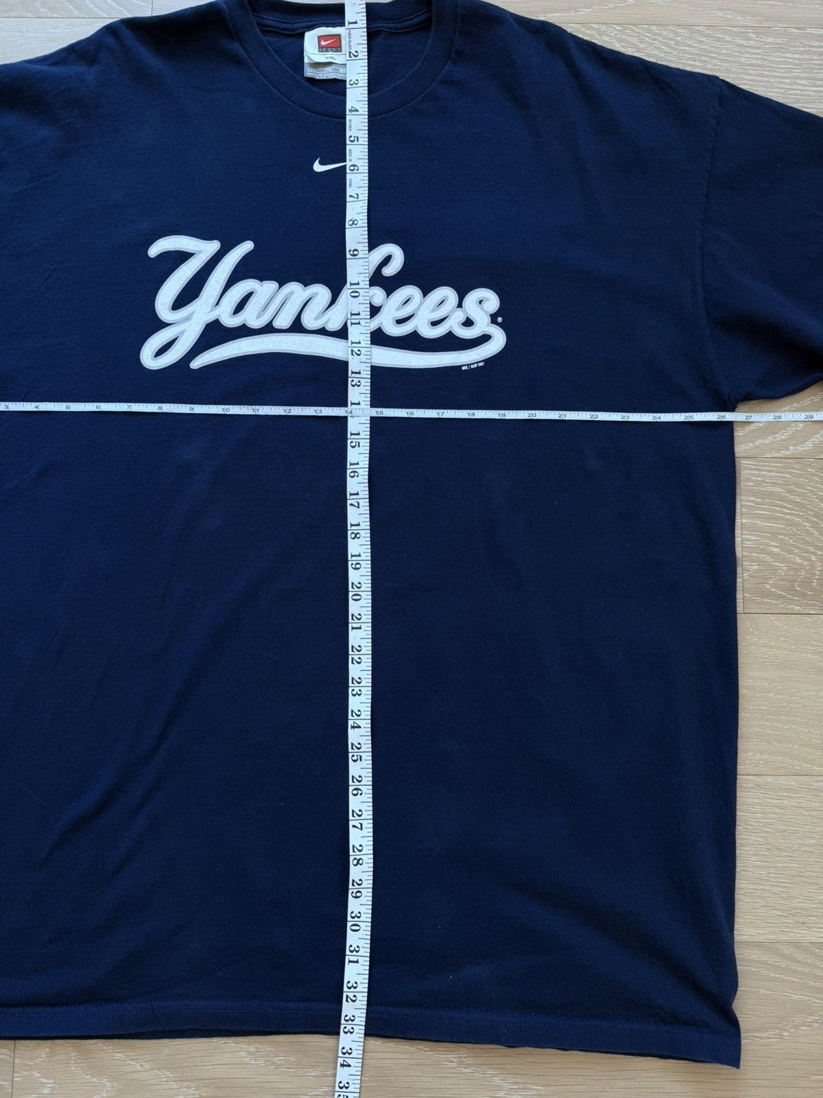 Nike New York Yankees Center Check MLB Shirt Size US XXL / EU 58 / 5 - 9 Thumbnail