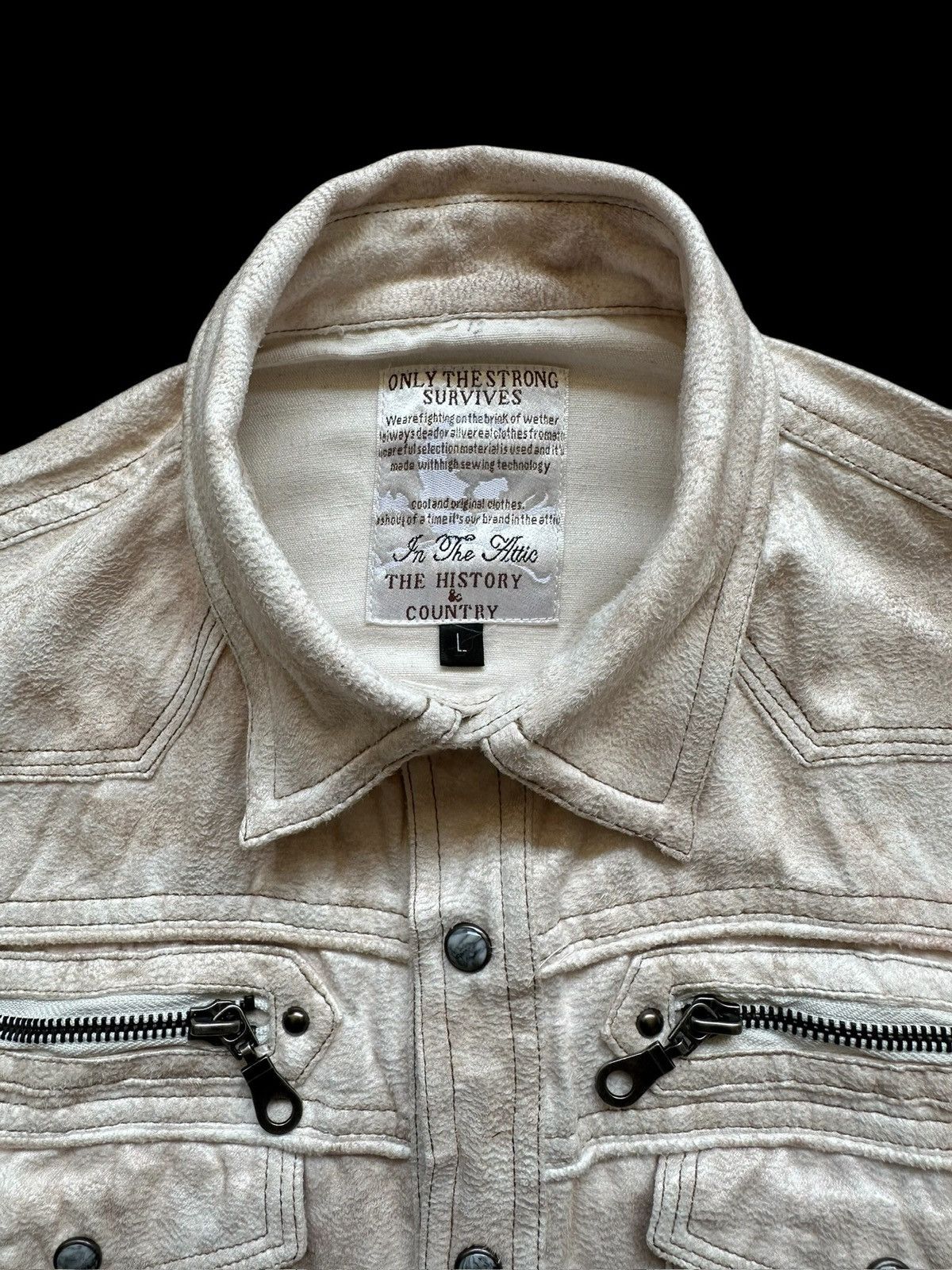 In The Attic 2000's In The Attic country spirits western shirt Size US L / EU 52-54 / 3 - 4 Thumbnail