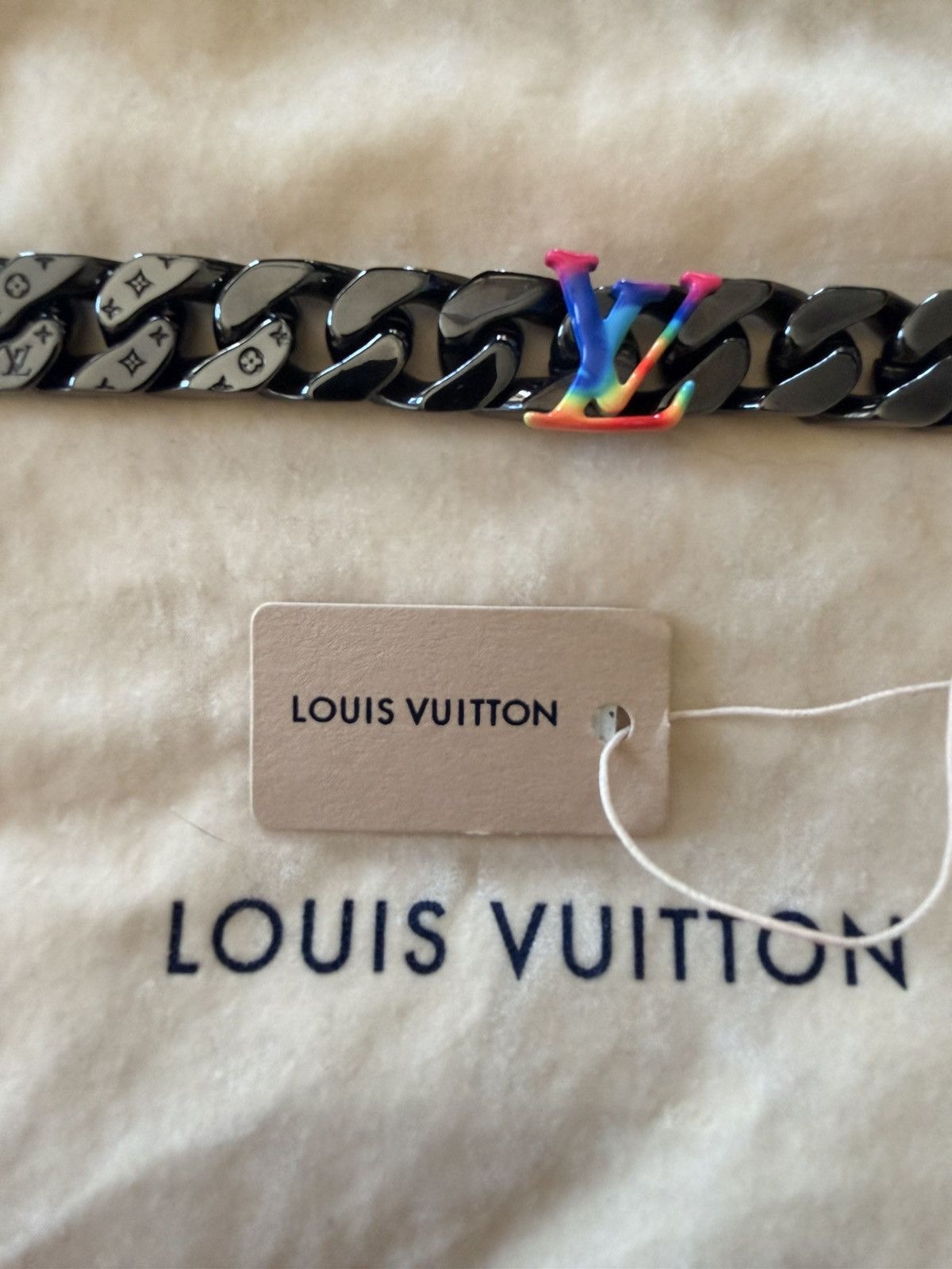 Louis Vuitton Louis Vuitton LV Rainbow Chain Necklace Size ONE SIZE - 5 Thumbnail