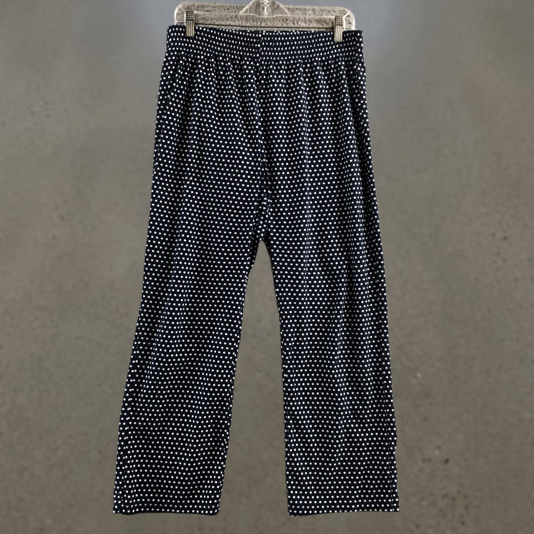 Calvin Klein Calvin Klein Pajama Pants Womens M Blue Polka Dots Pull On Stretch Sleepwear Sleepwear Pants Size 32" / US 10 / IT 46 - 1 Thumbnail