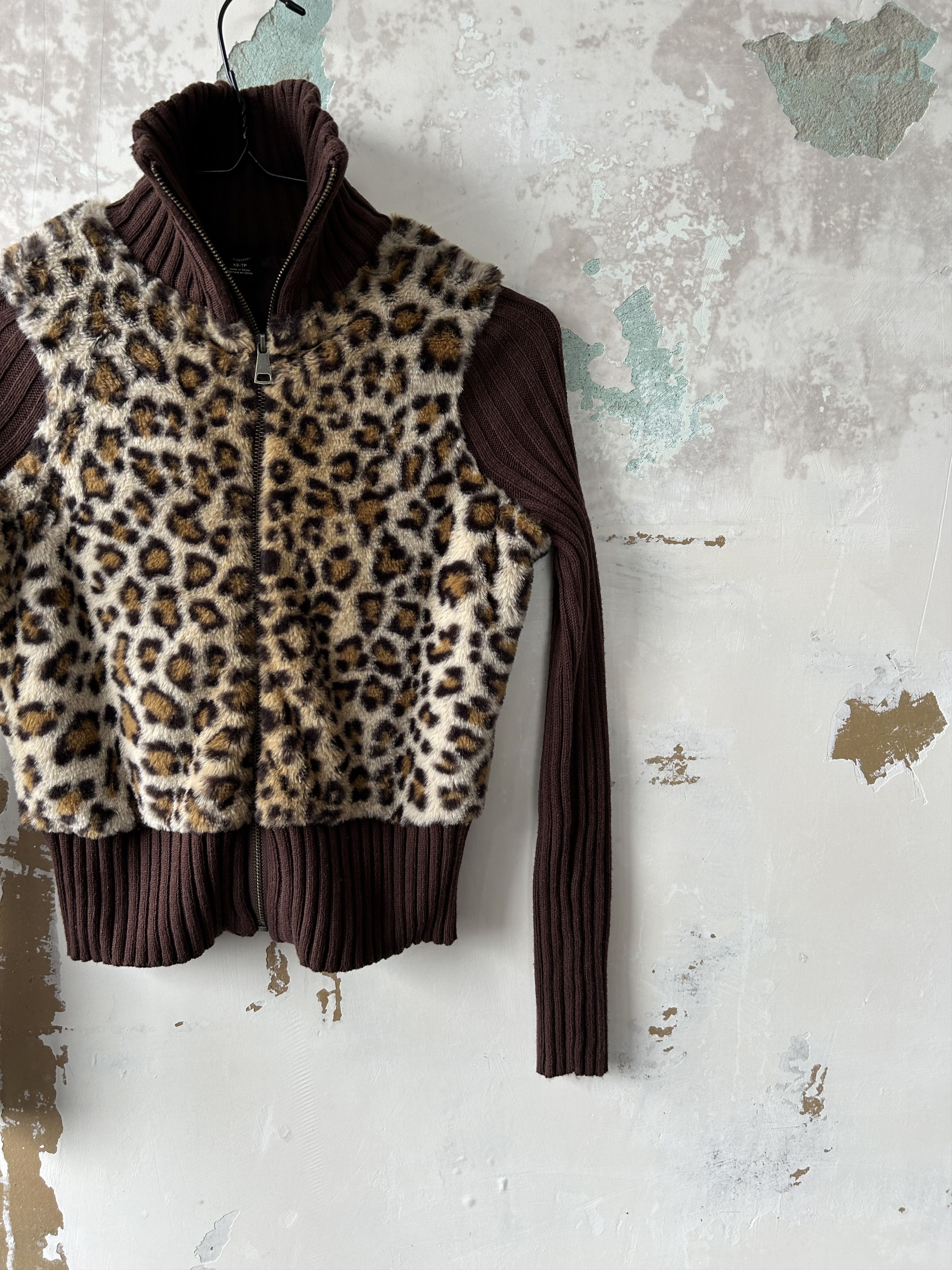 Vintage 2000’s Aesthetic Y2K Vintage Glam Faux Fur Jacket Size XS / US 0-2 / IT 36-38 - 2 Thumbnail