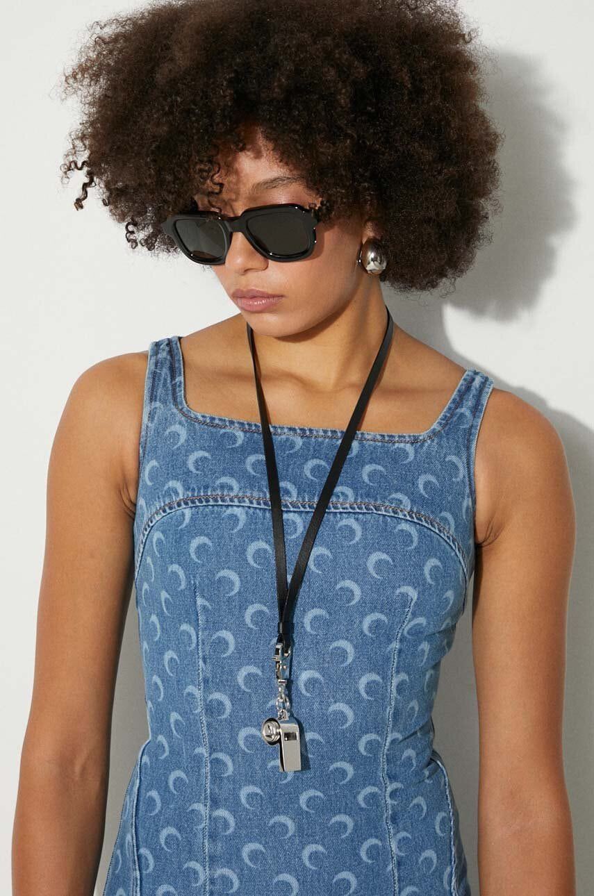Ambush Design AMBUSH heavy whistle leather necklace on leather strap Size ONE SIZE - 3 Thumbnail