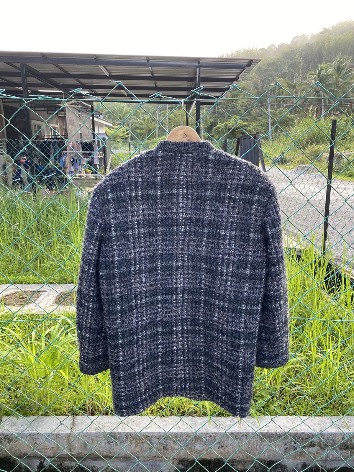 Issey Miyake Issey Miyake Men Mohair Jacket Size US M / EU 48-50 / 2 - 2 Thumbnail