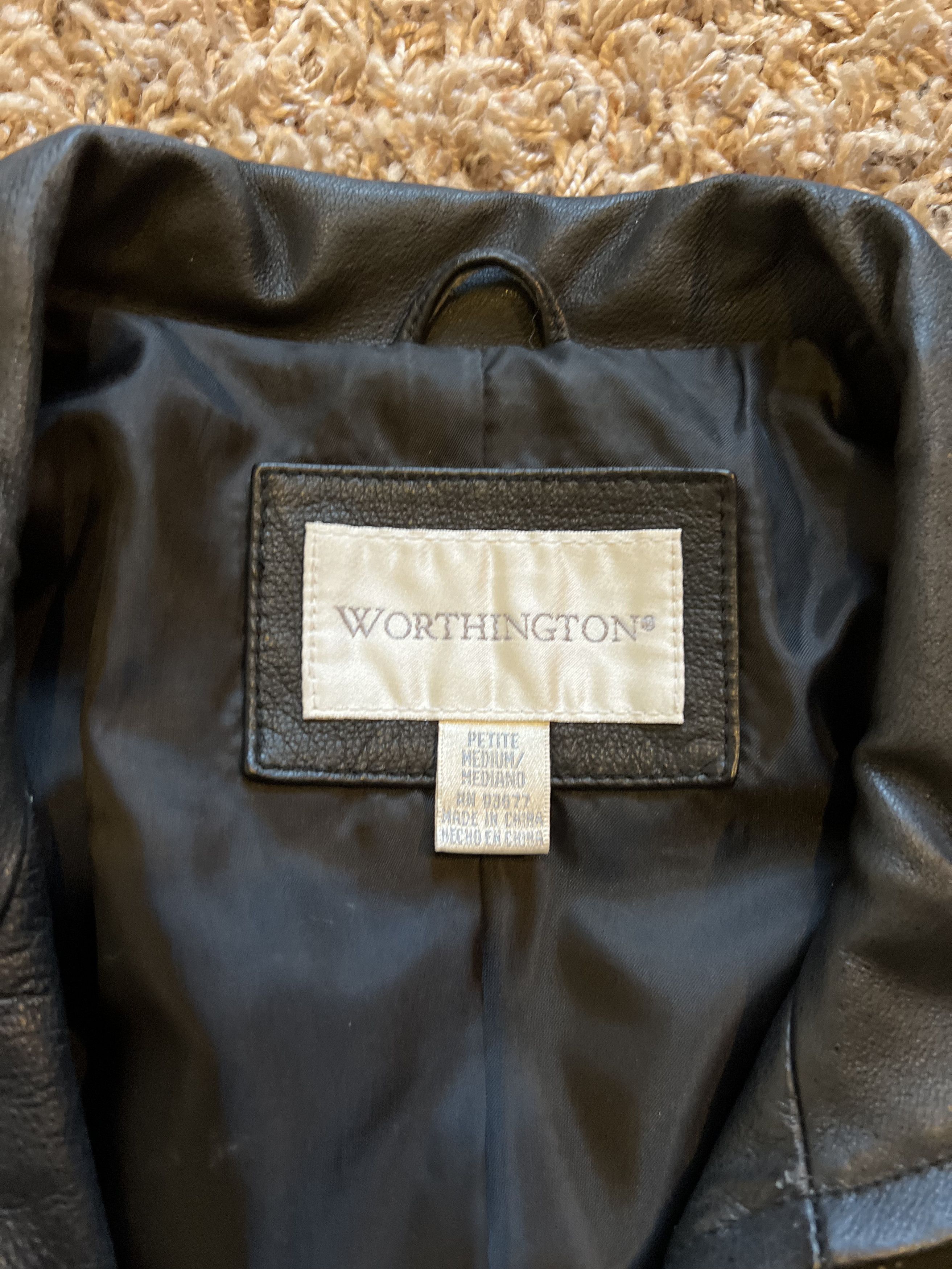 Worthington Vintage Worthington Leather Jacket Size US M / EU 48-50 / 2 - 2 Thumbnail