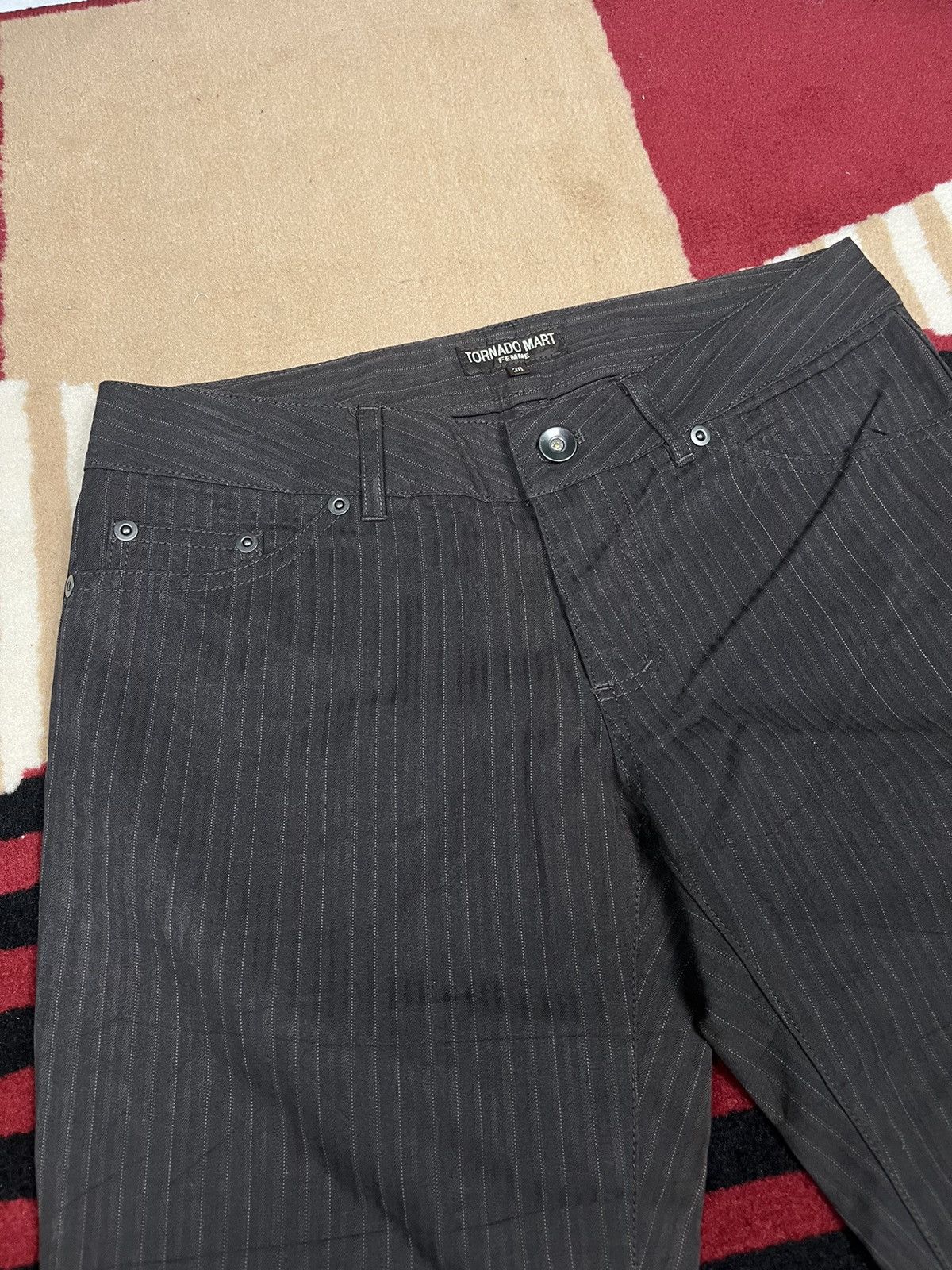 If Six Was Nine × Japanese Brand × Tornado Mart Tornado Mart Femme Bootcut Pants Size US 29 - 3 Thumbnail