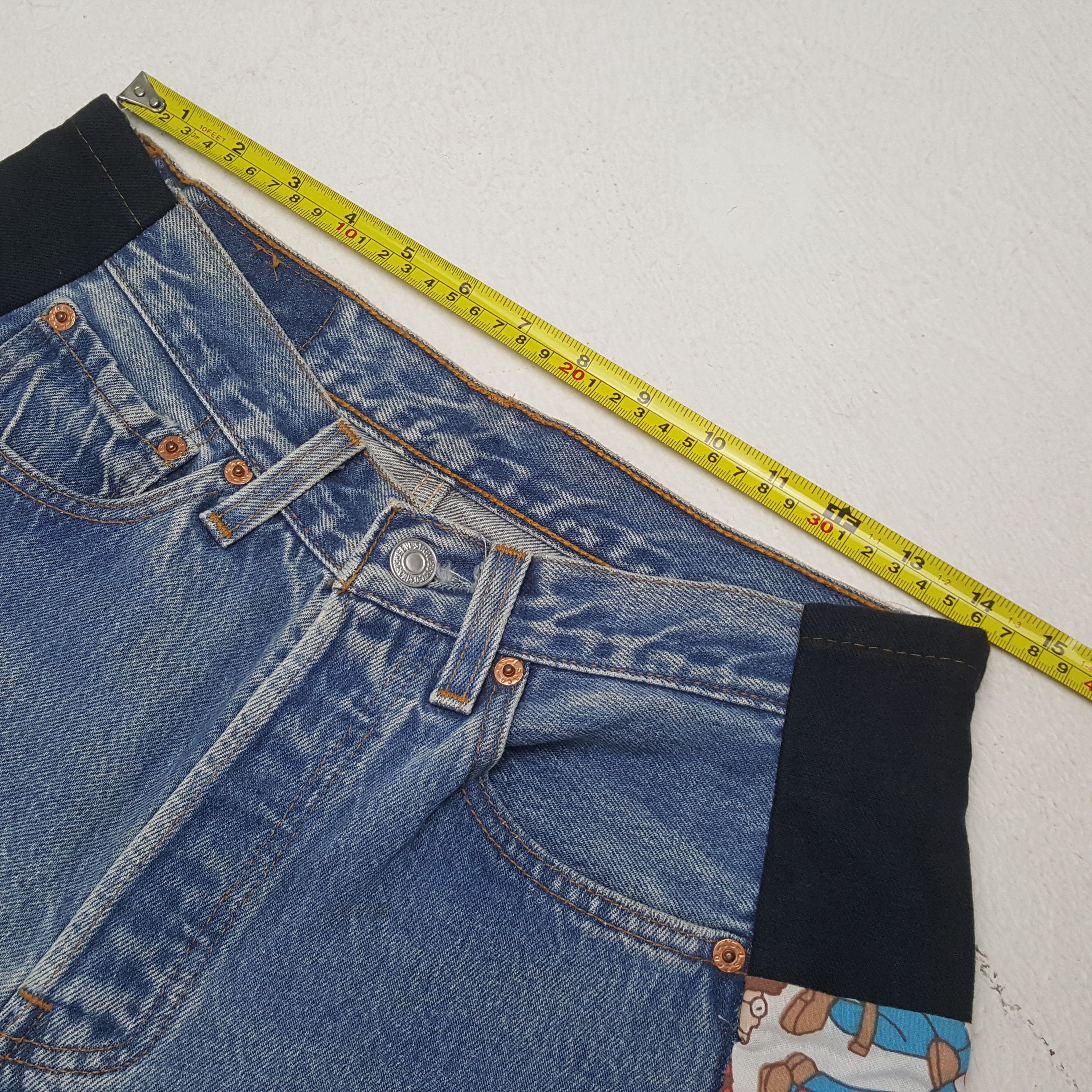 Levi's Levis 501 Streetwear Fashion Style Jeans RR30 Size US 29 - 7 Thumbnail