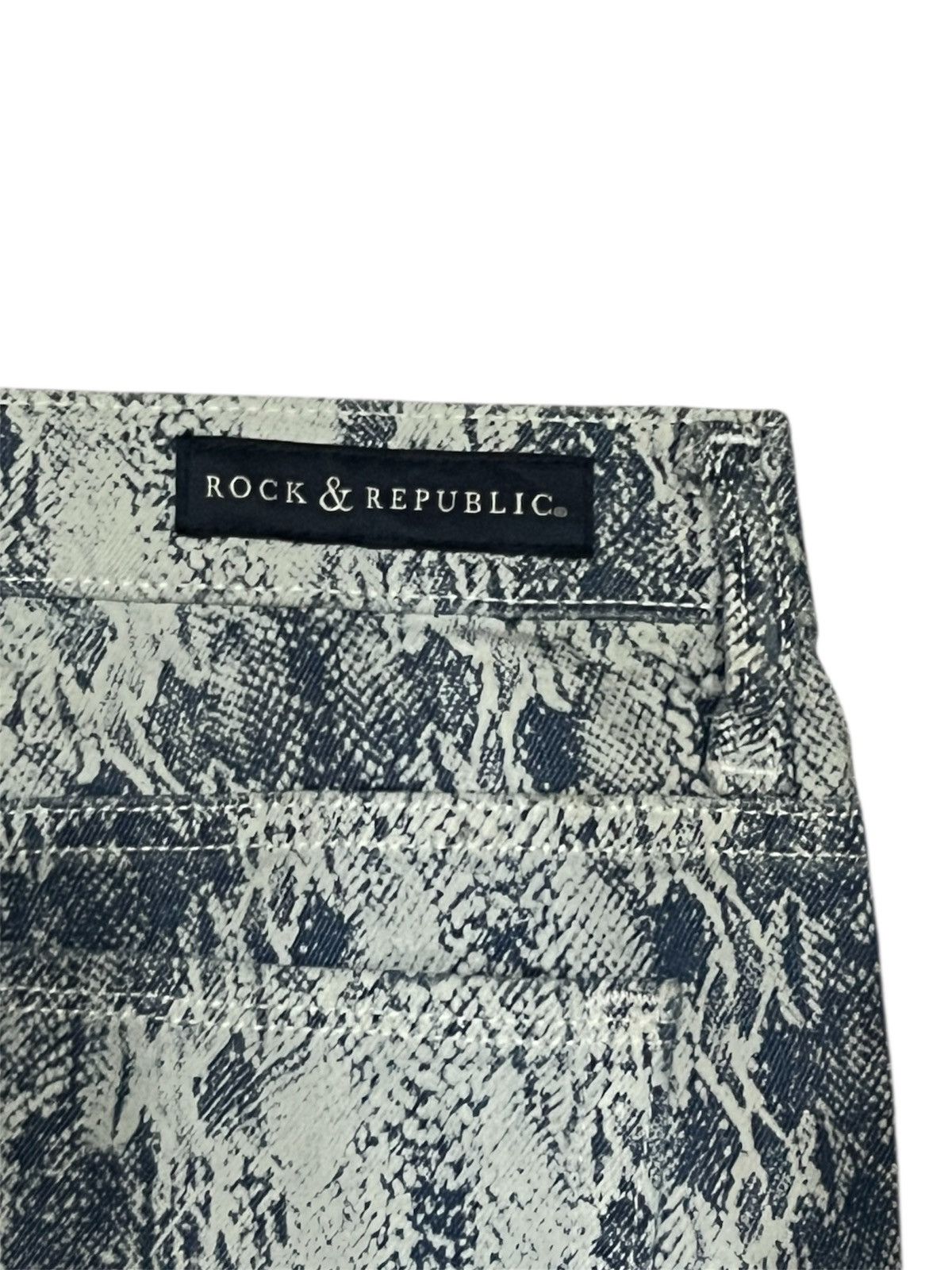 Hysteric Glamour × If Six Was Nine × Le Grande Bleu (L.G.B.) Rock & Republic Python Skin Pant Art Size US 36 / EU 52 - 8 Thumbnail