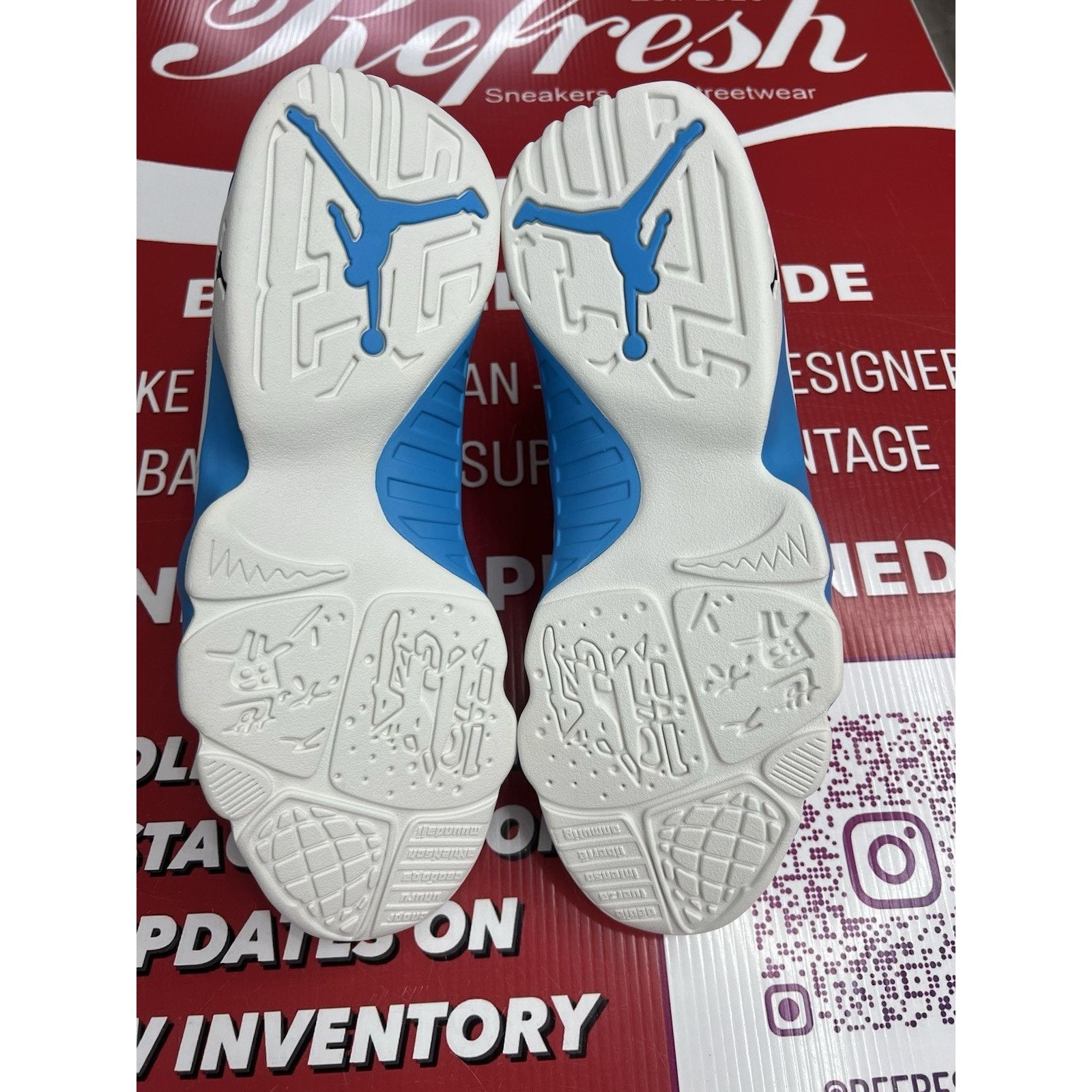 Jordan Brand Air Jordan 9 Retro Powder Blue (2024) Size 12 (FQ8992-101) Size US 12 / EU 45 - 6 Thumbnail