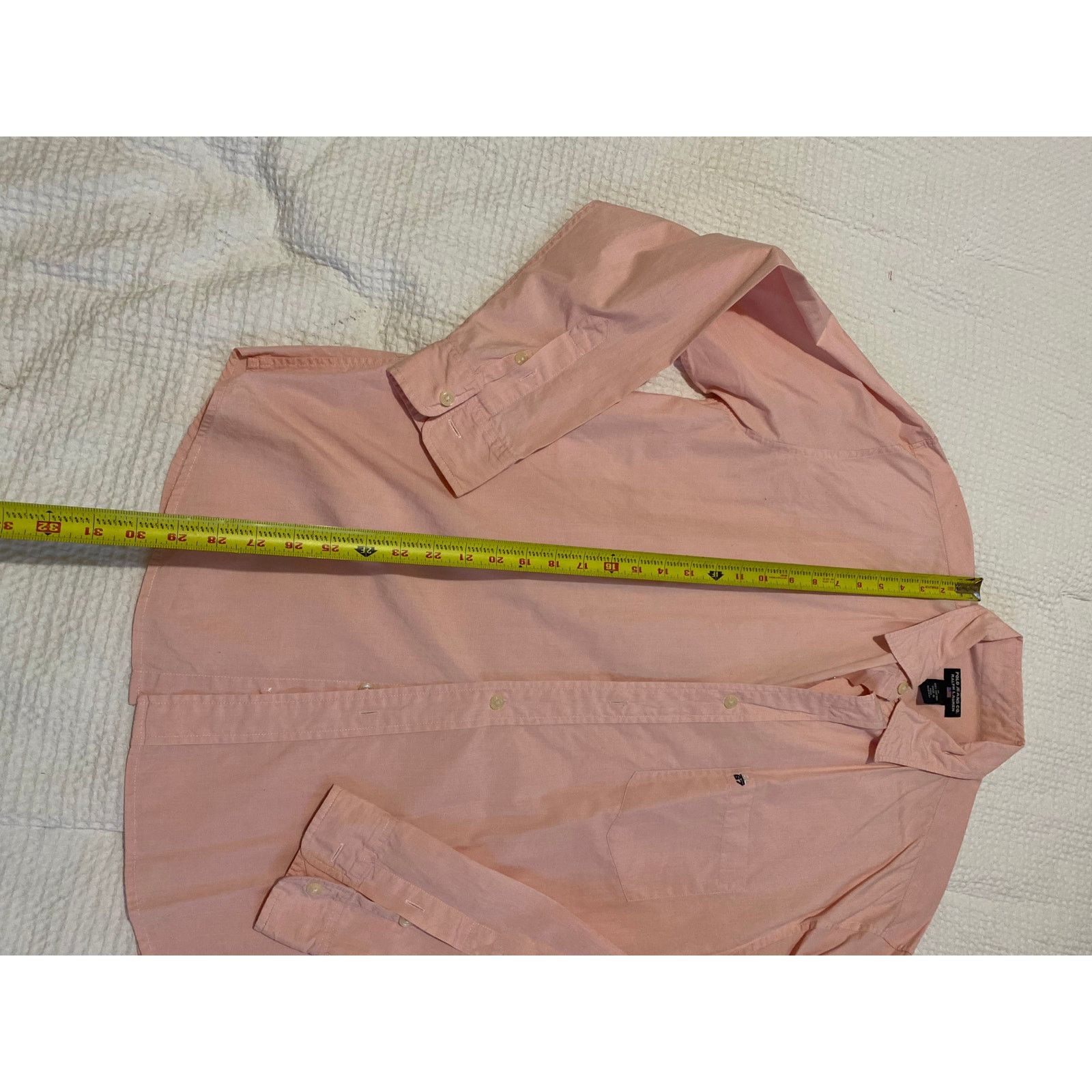 Ralph Lauren Ralph Lauren Shirt Mens M pink Embroidered RL67 Size US M / EU 48-50 / 2 - 3 Thumbnail
