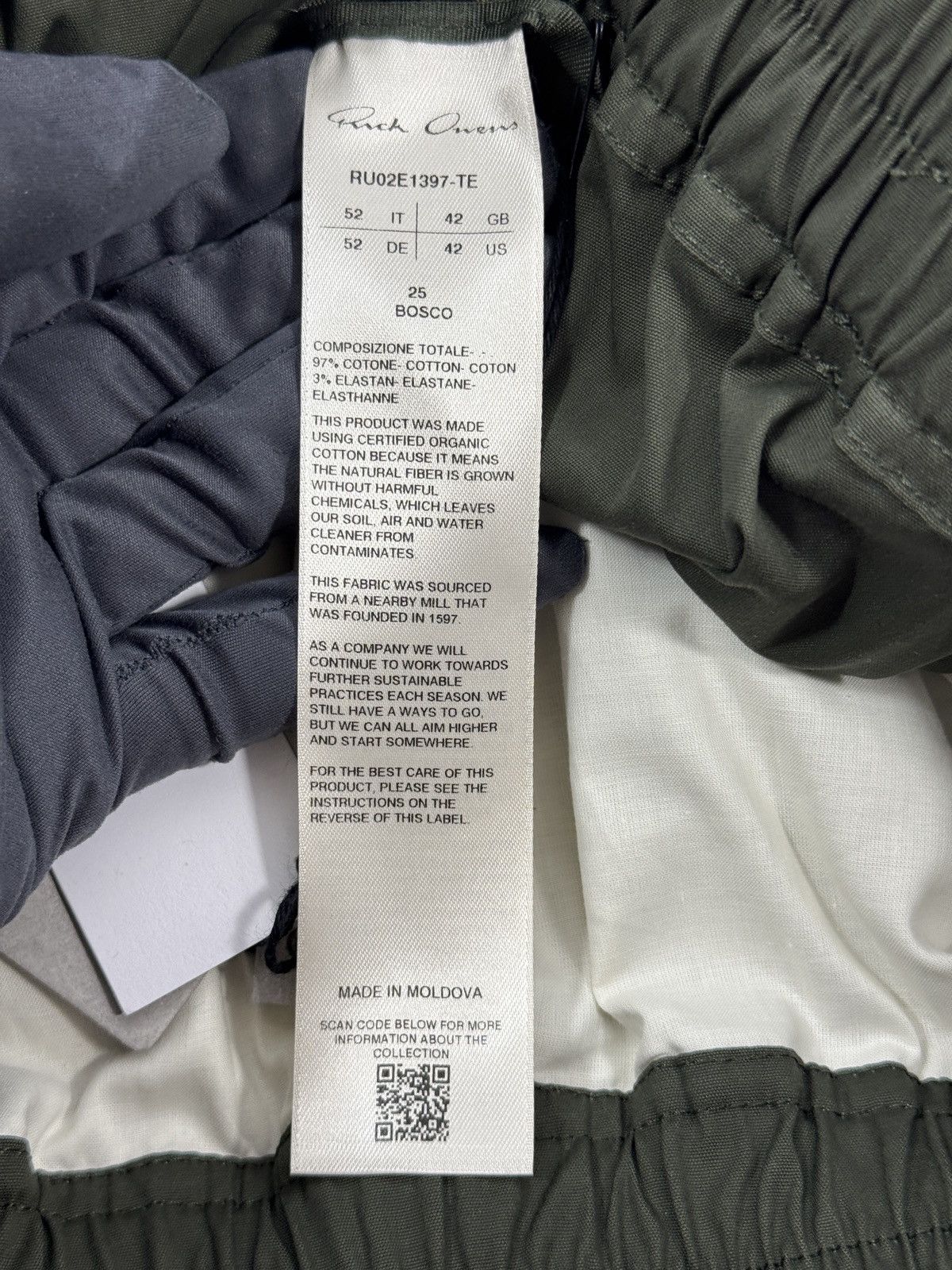Rick Owens BOXERS 25 BOSCO STRAIGHT LEG SHORTS Size US 36 / EU 52 - 3 Thumbnail