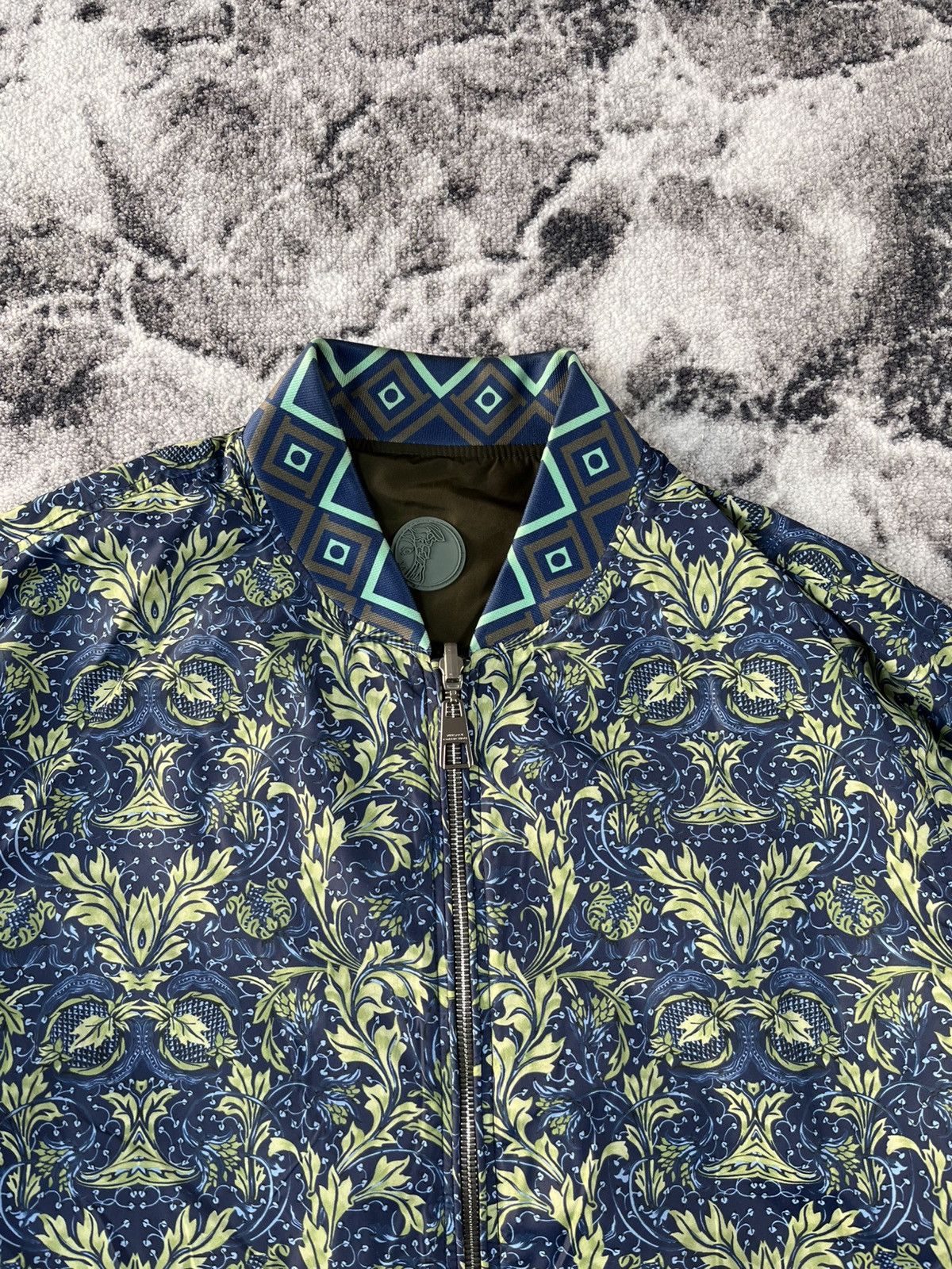 Versace VERSACE Collection Reversible Baroque Bomber Jacket Size US L / EU 52-54 / 3 - 4 Thumbnail