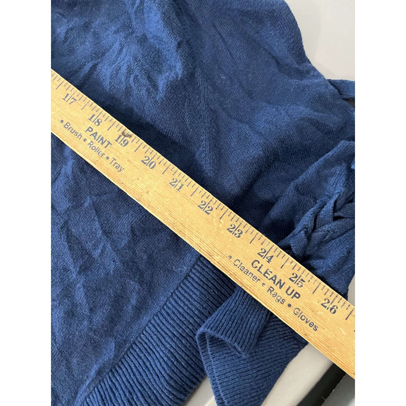 Express VINTAGE Express Knit Shirt Women Cold Shoulder Medium Blue Express Knit Sweater, Short Sleeve, 90s Event Theme, Womens, Medium Size M / US 6-8 / IT 42-44 - 4 Thumbnail