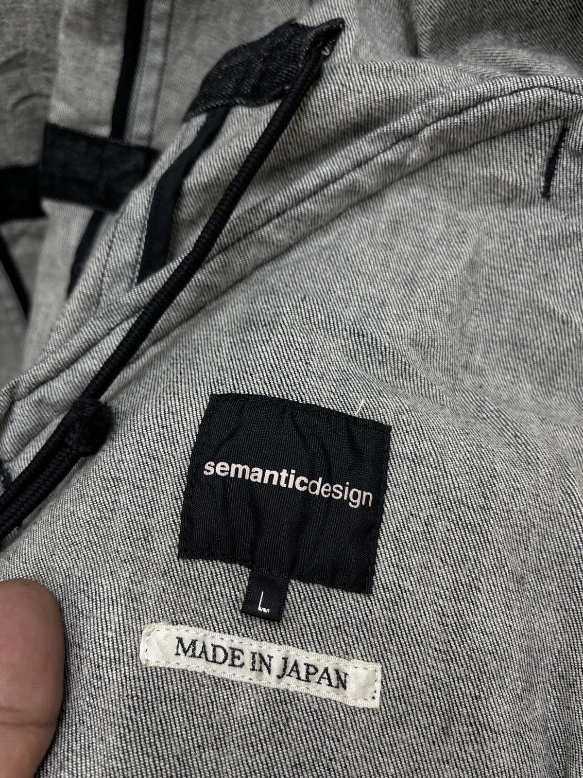 Le Grande Bleu (L.G.B.) 🔥🔥🔥ARCHIVE SEMANTIC DESING GHOST DENIM PARKA Size US M / EU 48-50 / 2 - 8 Thumbnail