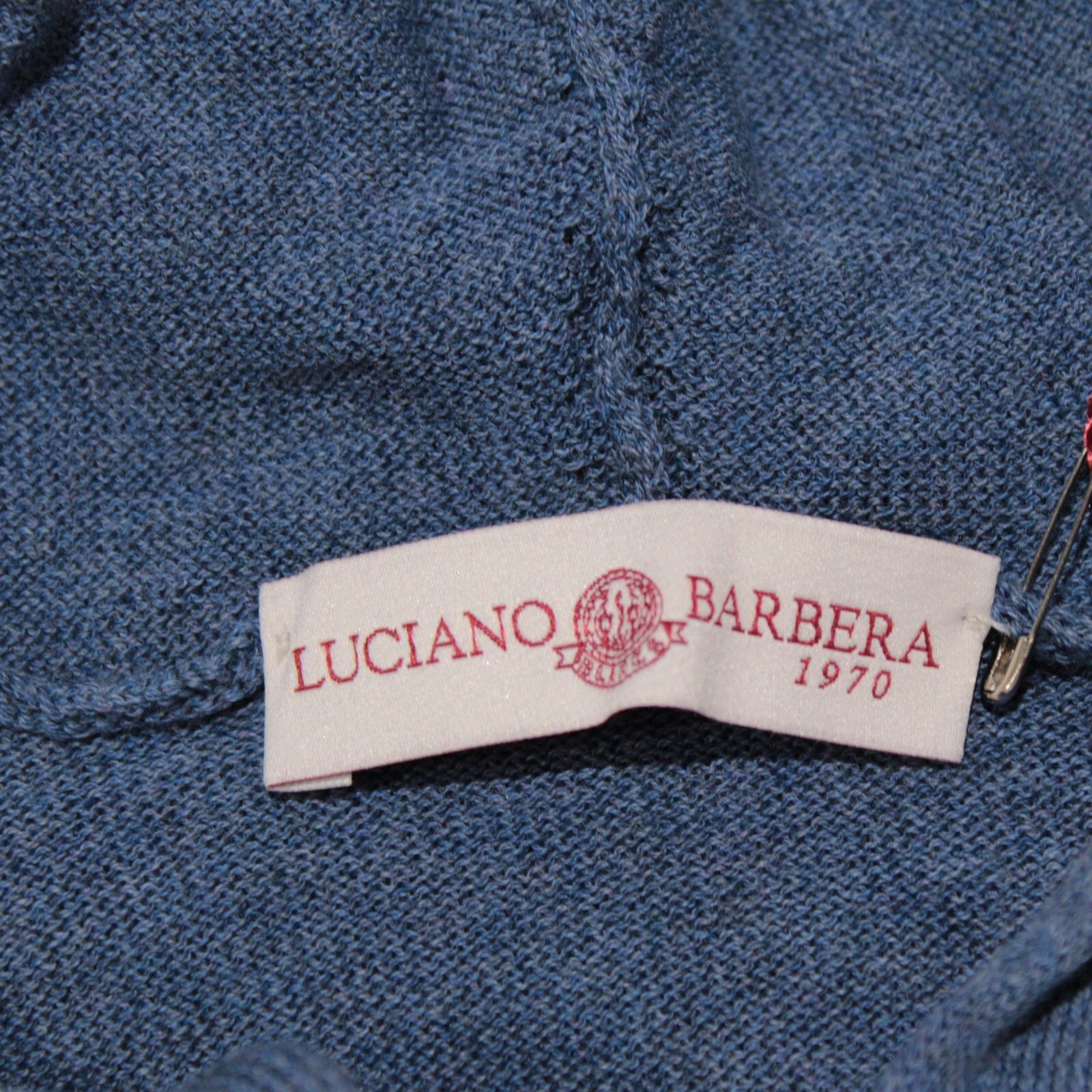 Luciano Barbera Luciano Barbera Sweater Size US XL in Blue Size US XL / EU 56 / 4 - 7 Thumbnail