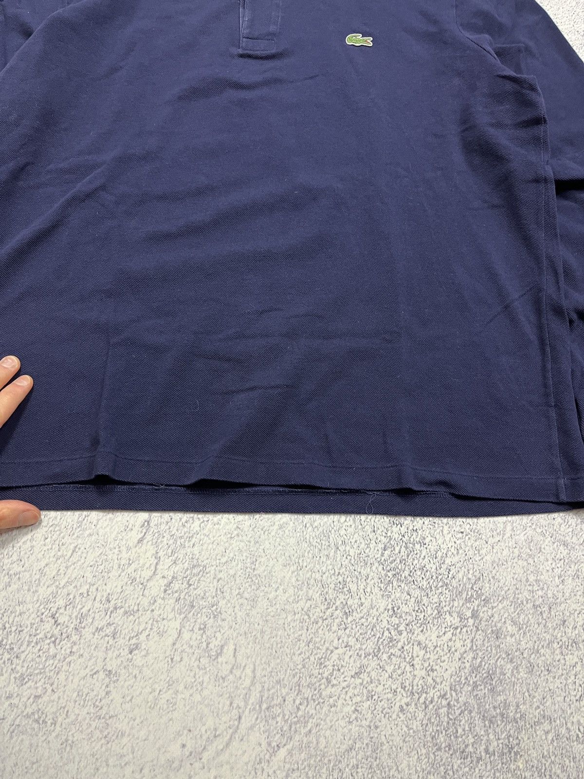 Lacoste × Vintage Lacoste Y2k Longsleeve Rugby Polo Shirt Chief Keef Size US XL / EU 56 / 4 - 9 Thumbnail