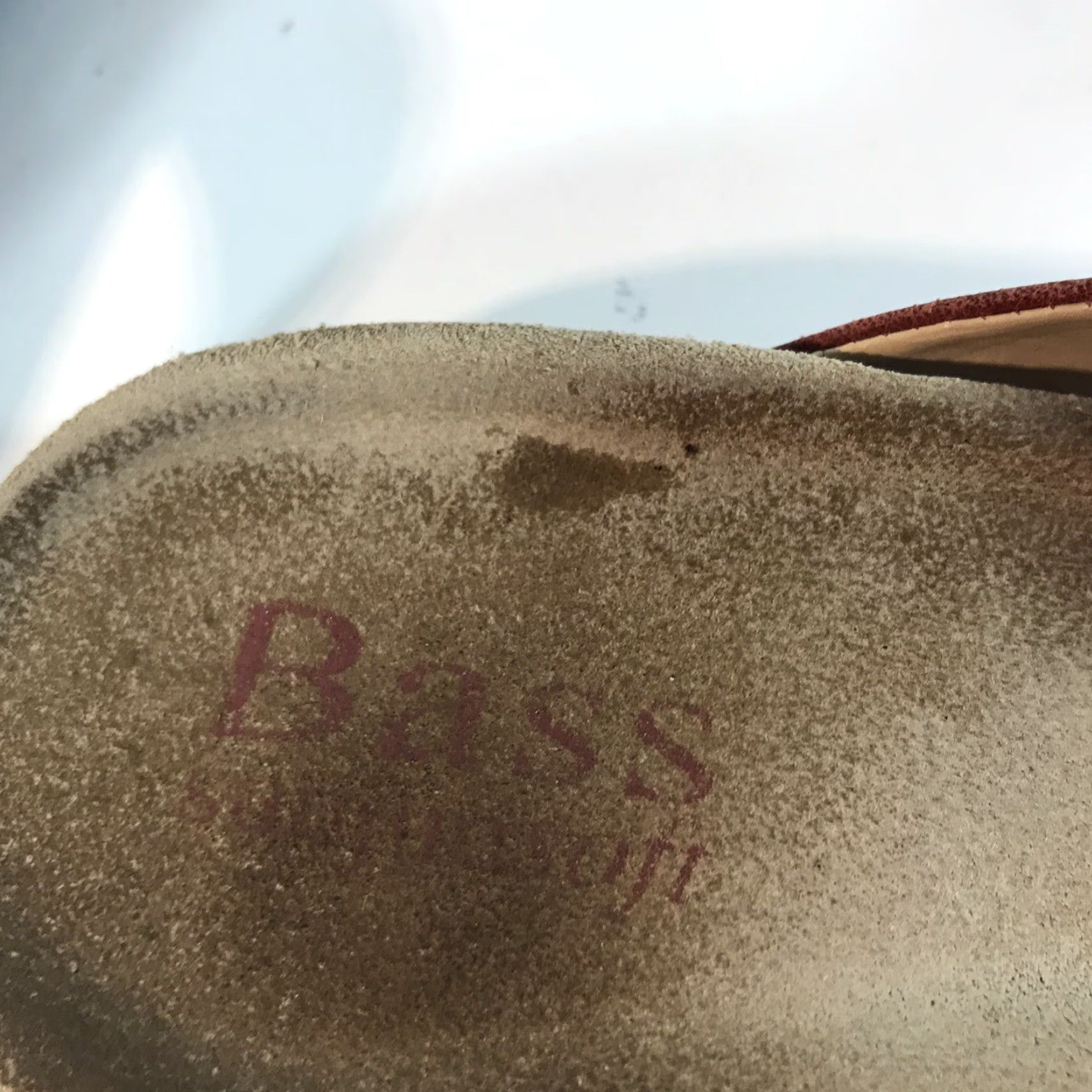 Vintage Bass Sunjunsoft Red Leather Flip Flops Womens Size 5 M Casual Travel Sandals Size US 5 / IT 35 - 2 Thumbnail