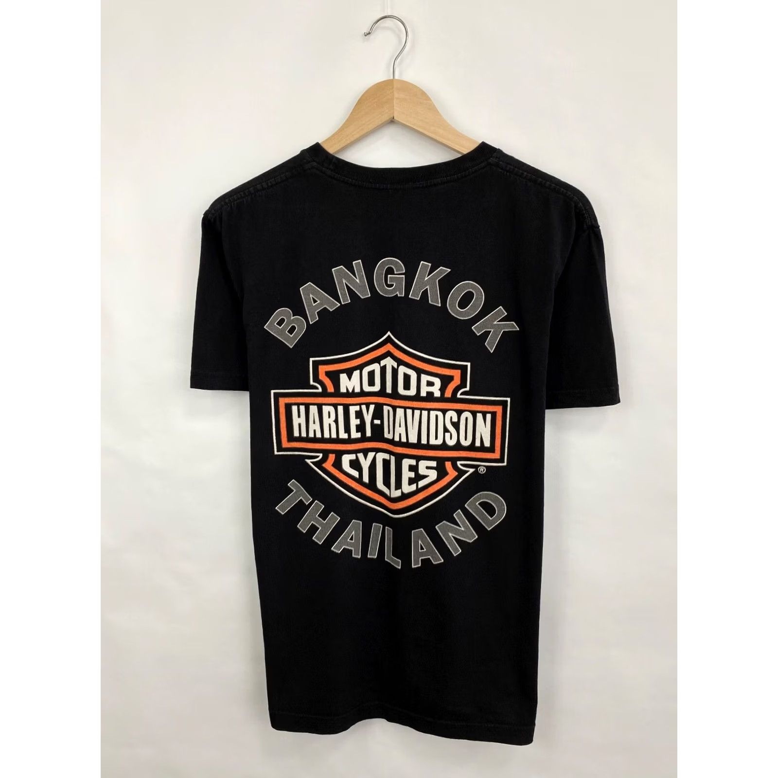 Harley Davidson VINTAGE Harley-Davidson Bangkok Thailand Choppers Shirt M Black 90s Mens Size US M / EU 48-50 / 2 - 3 Thumbnail