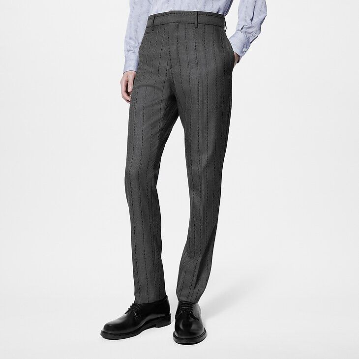Louis Vuitton Wool Blend Cigarette Trousers Size 52L - 4 Thumbnail
