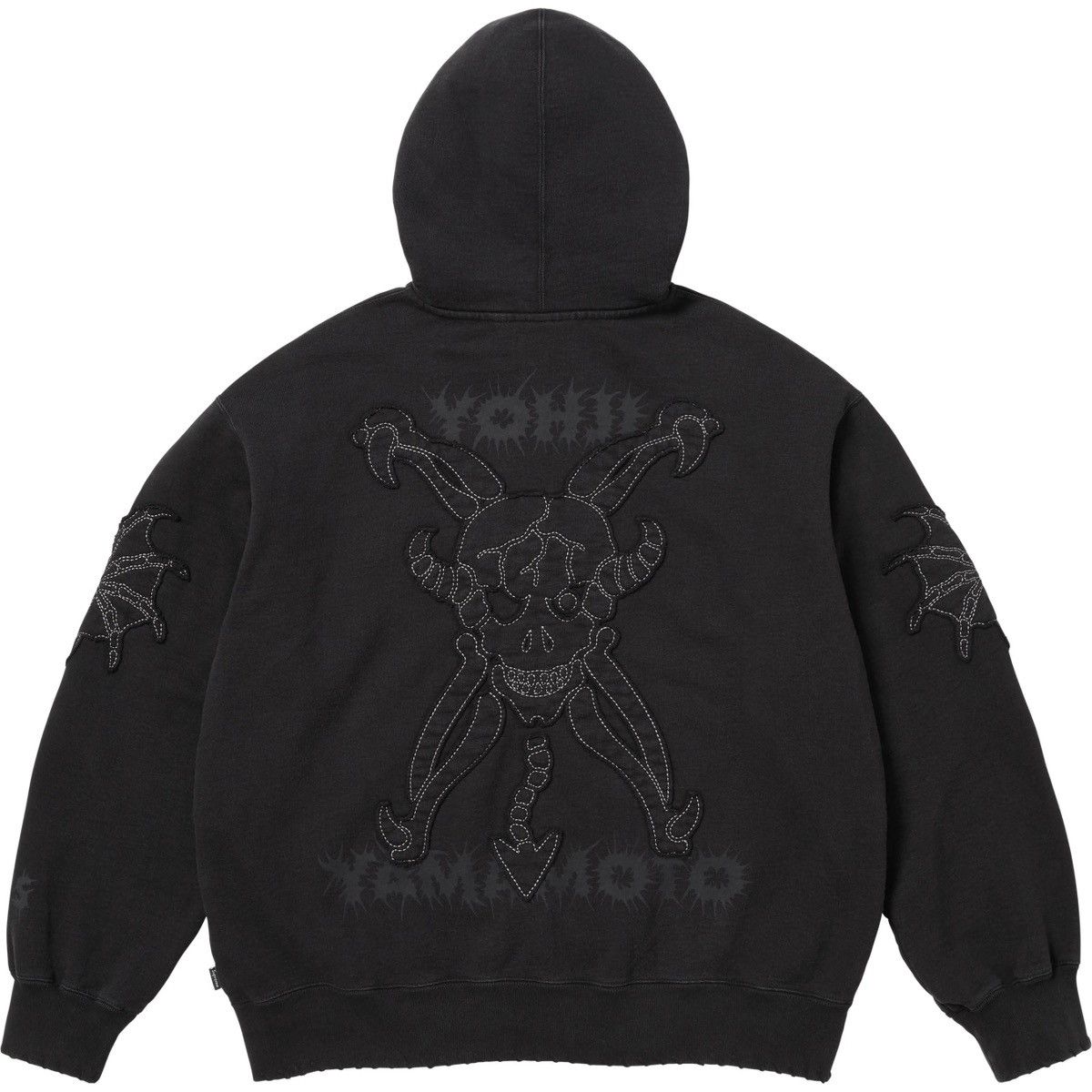 Supreme × Yohji Yamamoto Supreme Y's Zip Up Hooded Sweatshirt Size US S / EU 44-46 / 1 - 2 Thumbnail