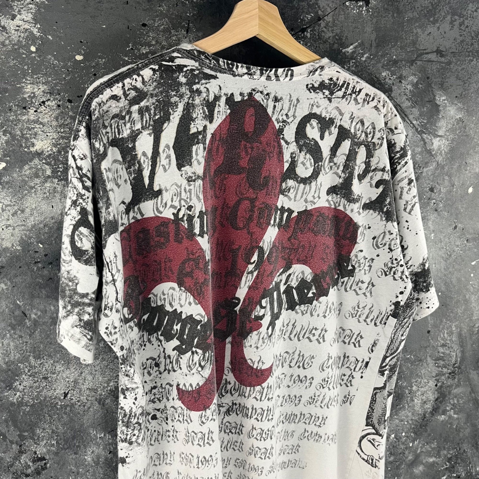 Vintage Vintage Y2K Silver Star shirt Size US L / EU 52-54 / 3 - 4 Thumbnail