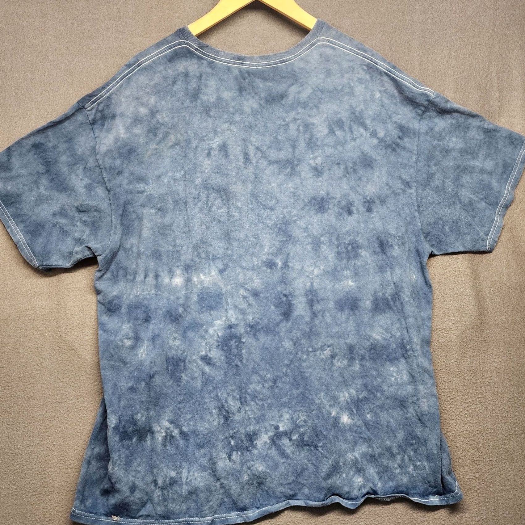 Liquid Blue Liquid Blue 2015 Eagle American Flag T Shirt 2XL Tie Dye Patriotic Mens Crew Neck Short Sleeve Size US XXL / EU 58 / 5 - 2 Thumbnail