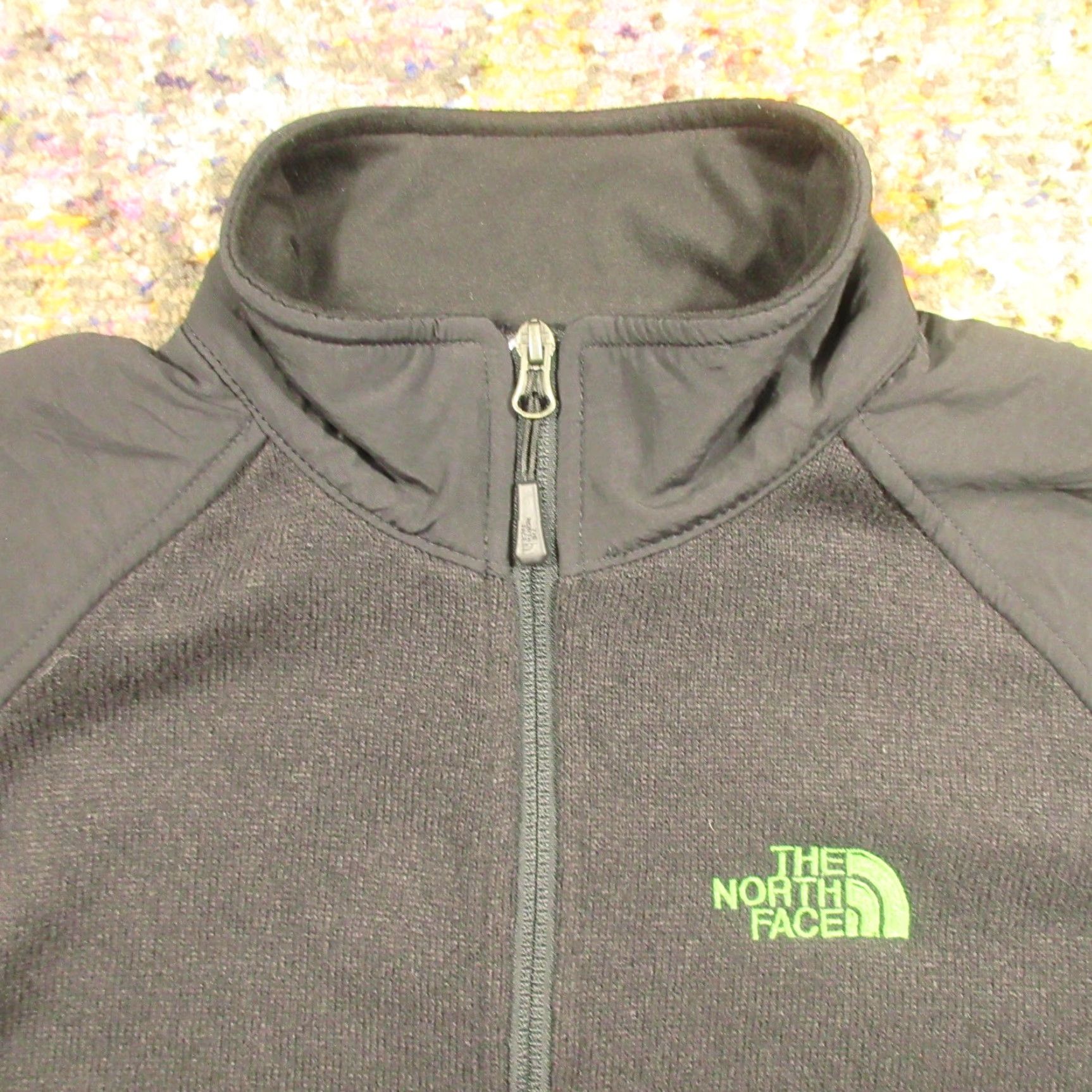 The North Face The North Face Krestwood Fleece Lined Knit Sweater Jacket Mens S Black EUC Size US S / EU 44-46 / 1 - 6 Thumbnail