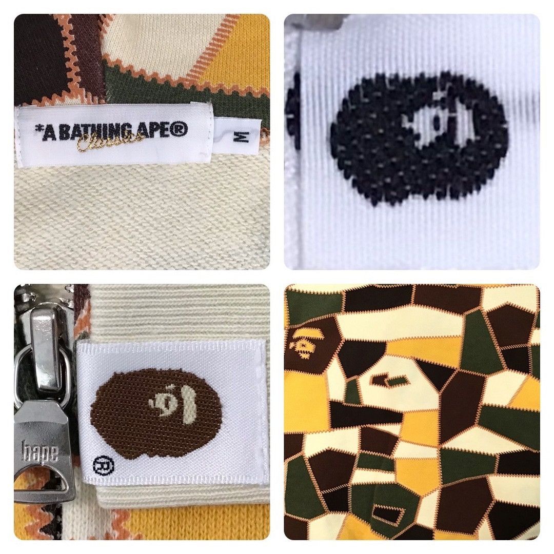 Bape × Nigo BAPE Patchwork camo full zip hoodie a bathing ape NIGO Size US M / EU 48-50 / 2 - 7 Thumbnail