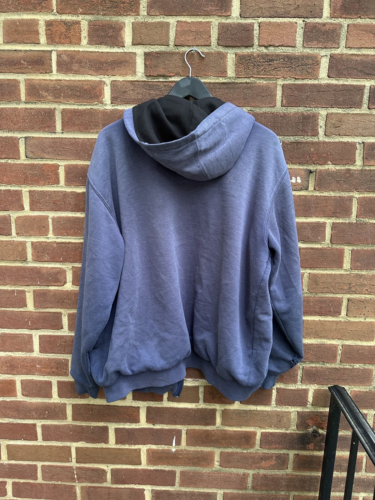 Carhartt Smoked Sunfaded Carhartt 90s Thermal Lined Zip Up Hoodie Size US L / EU 52-54 / 3 - 4 Thumbnail
