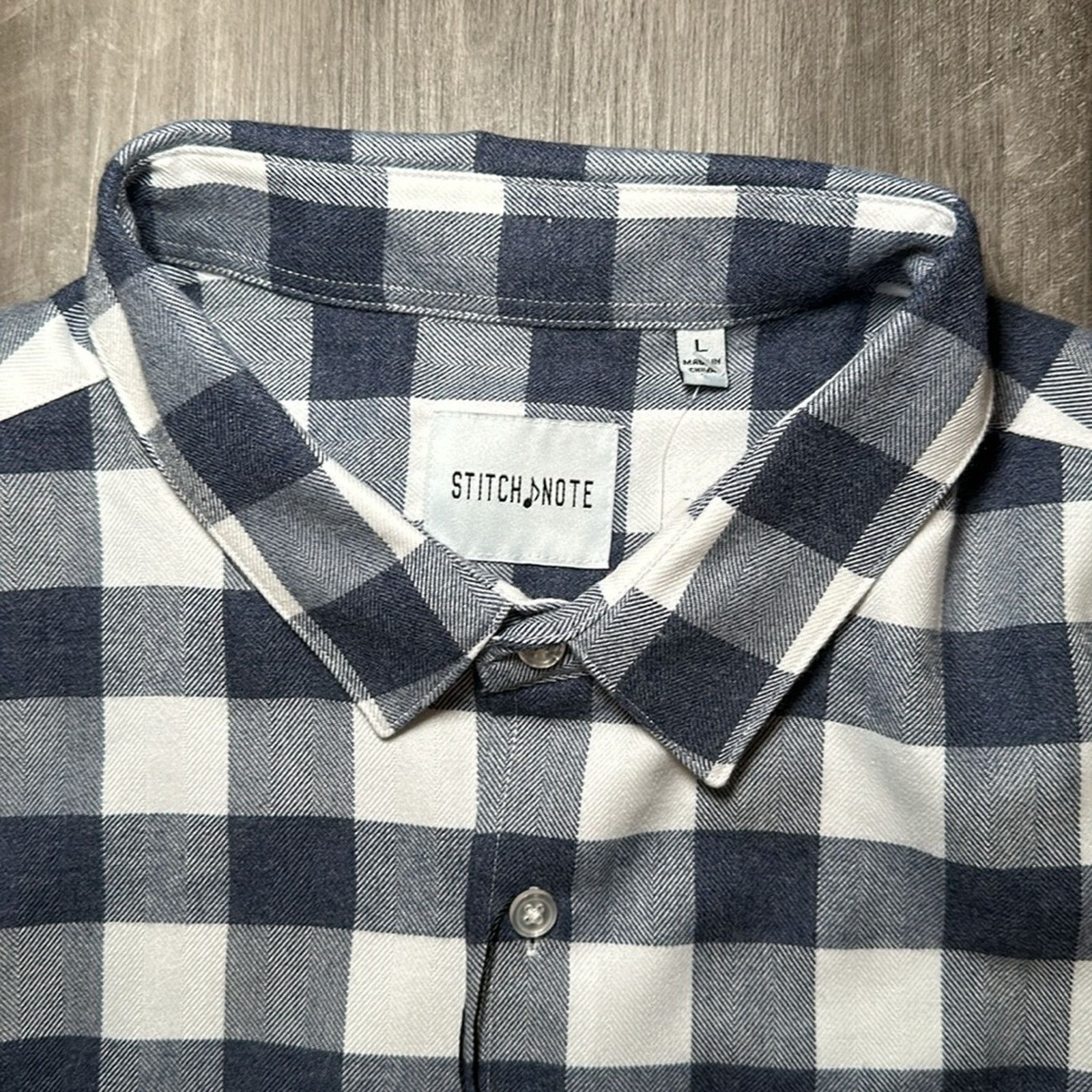 Other Stitch Note Flannel Long Sleeve Button Down - Large Size US L / EU 52-54 / 3 - 6 Thumbnail