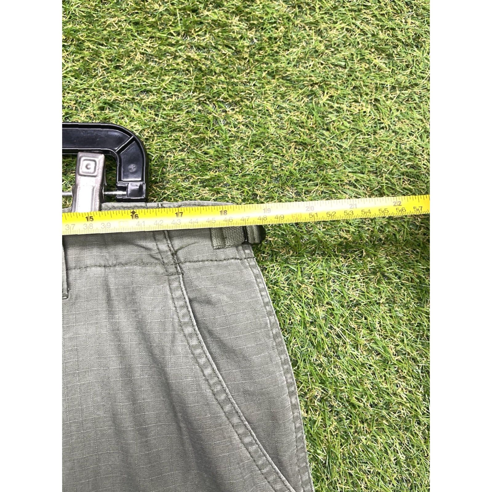 Vintage 5.11 Tactical Pants Mens Large Regular Taclite Green Cargo Work Ripstop 90s 511 Size US 33 - 2 Thumbnail