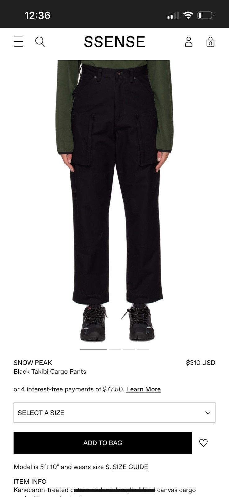 Japanese Brand × Snow Peak Snow Peak Tabiki Cargo Pants Size US 30 / EU 46 - 8 Thumbnail
