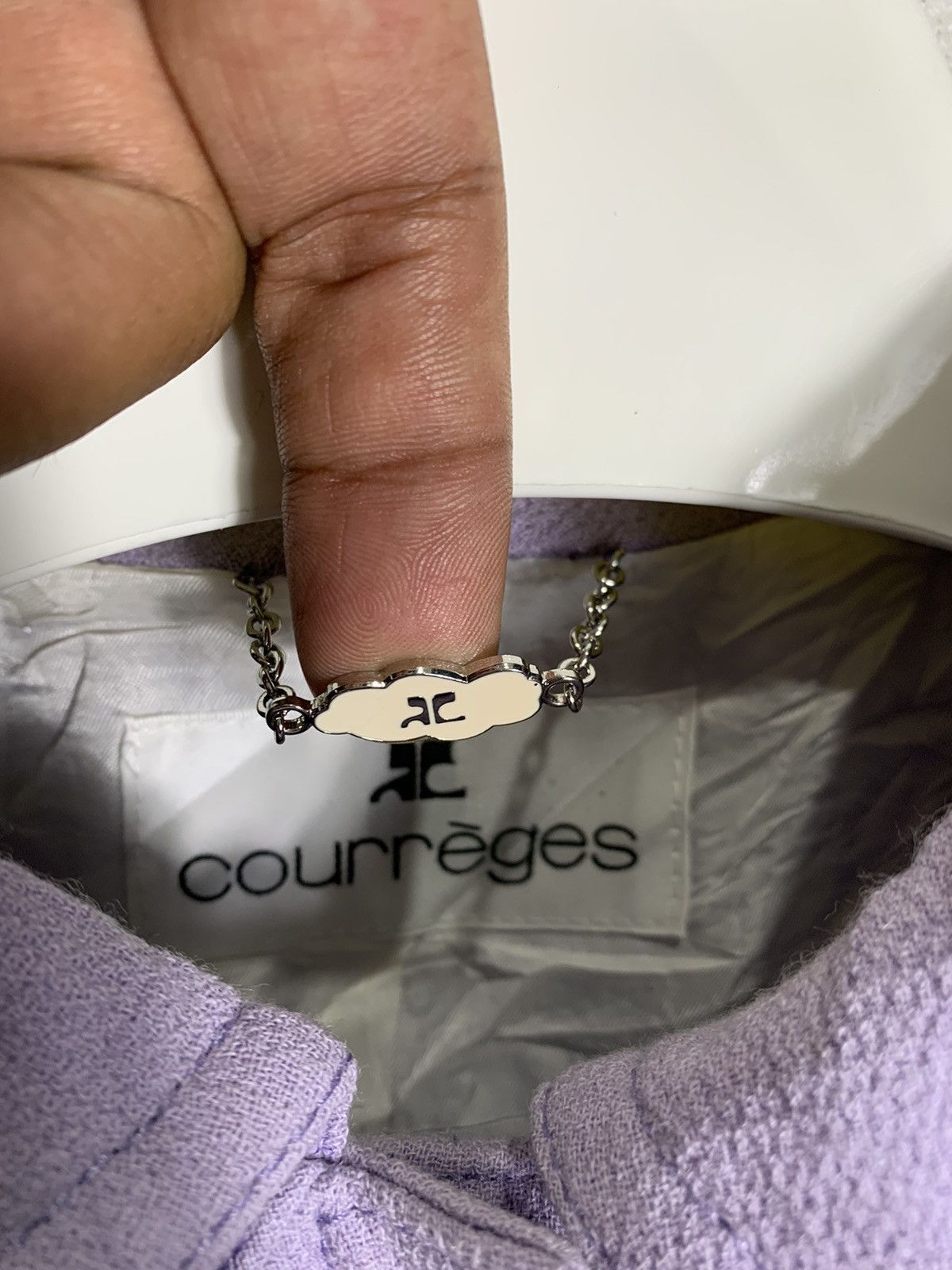 Courreges Courreges Cropped jacket wool Size S / US 4 / IT 40 - 2 Thumbnail