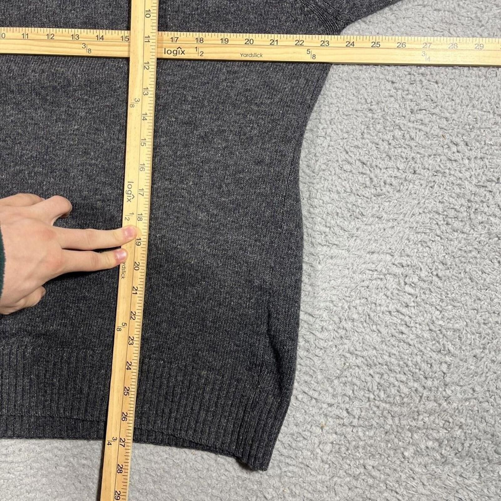 Other Emile Lafaurie Grey Wool Knit Henley Sweater Men's Medium Size US M / EU 48-50 / 2 - 6 Thumbnail
